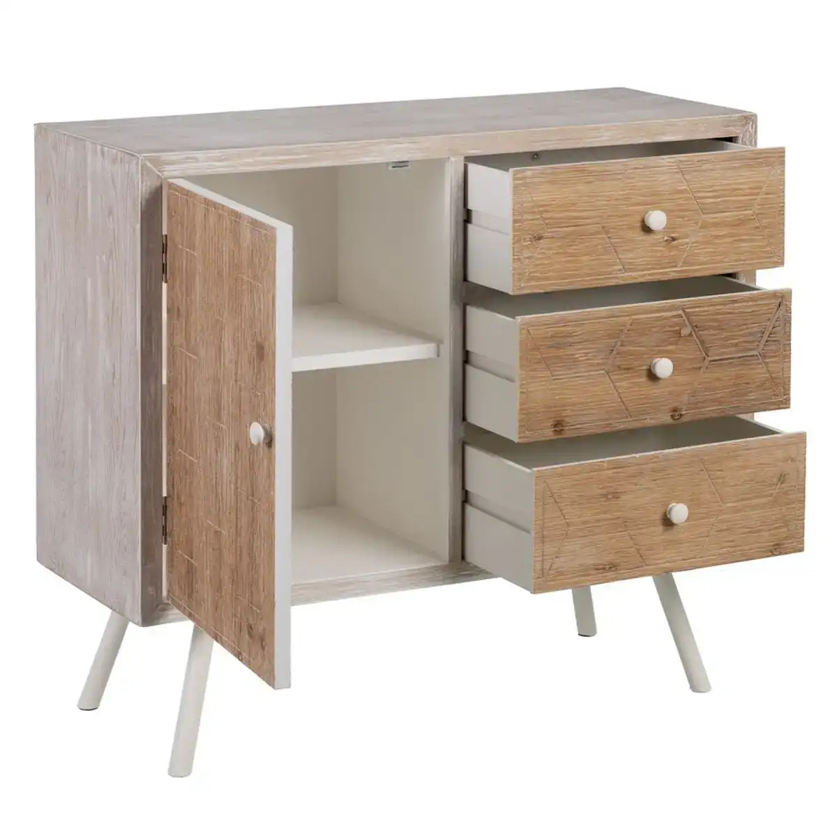 Meuble d entree avec tiroirs country 90 x 35 x 80 cm naturel blanc bois d epicea bois mdf_5109. DIAYTAR COTE D'IVOIRE - Votre Source de Découvertes Shopping. Naviguez à travers nos catégories et découvrez des articles qui vous surprendront et vous séduiront.
