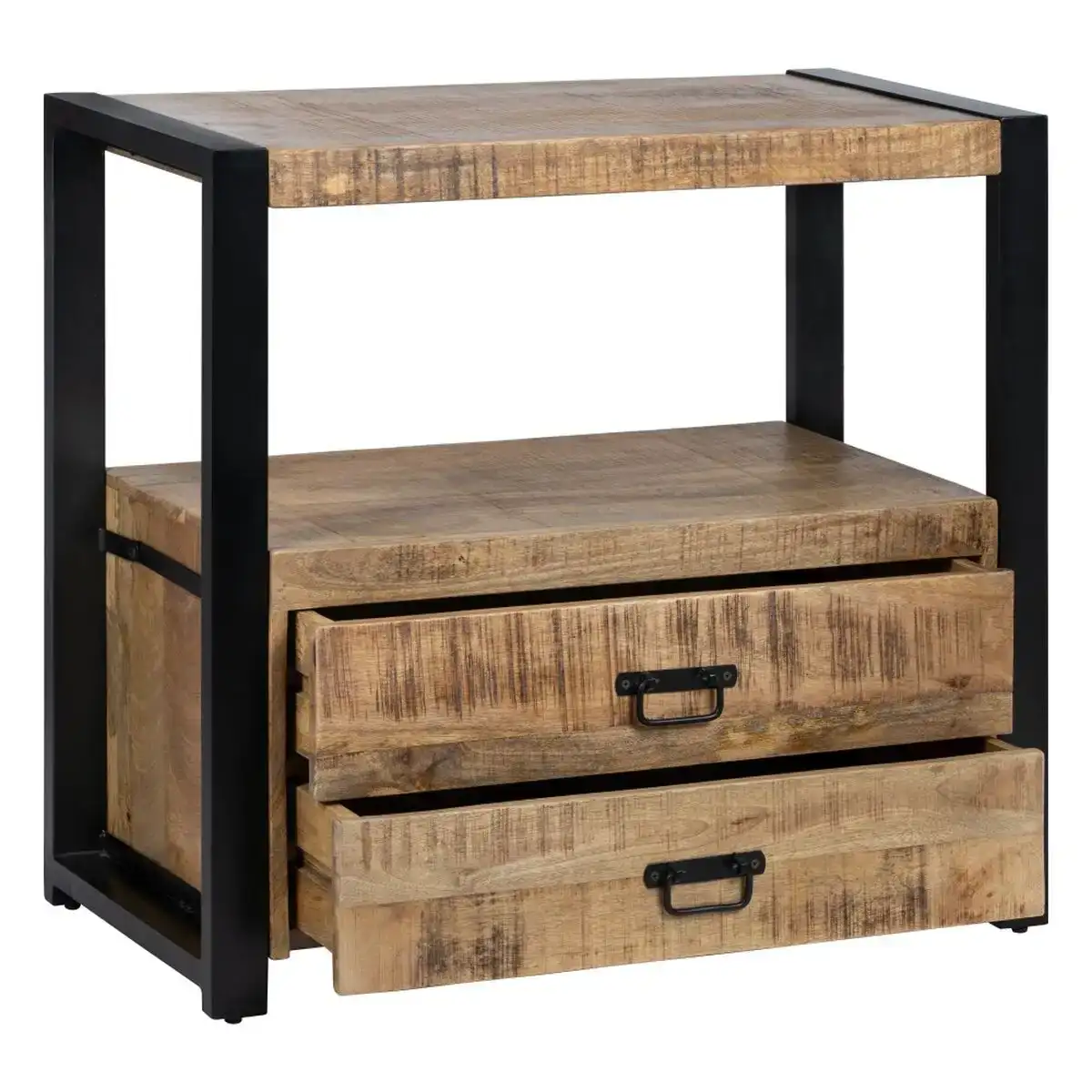 Meuble d entree avec tiroirs mango 80 x 40 x 75 cm naturel noir bois fer_7467. Découvrez DIAYTAR COTE D'IVOIRE - Votre Destination de Shopping Inspirée. Naviguez à travers nos offres variées et trouvez des articles qui reflètent votre personnalité et vos goûts.
