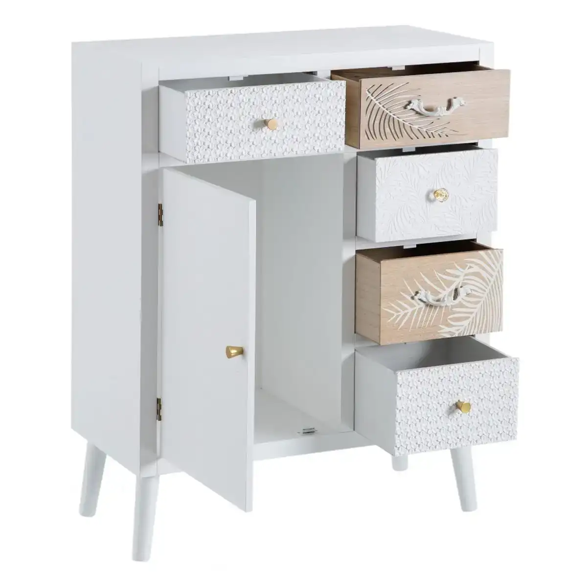 Meuble d entree avec tiroirs miss daisy 67 x 34 x 86 cm naturel bois de pin blanc_5266. DIAYTAR COTE D'IVOIRE - Votre Destinée Shopping Personnalisée. Plongez dans notre boutique en ligne et créez votre propre expérience de shopping en choisissant parmi nos produits variés.