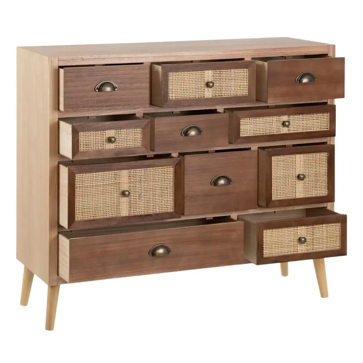 Meuble d entree avec tiroirs sasha 106 x 33 x 90 cm naturel bois creme rotin_2697. Bienvenue chez DIAYTAR COTE D'IVOIRE - Où Choisir Rime avec Découvrir. Plongez dans notre catalogue et trouvez des produits qui révèlent la diversité et la richesse culturelle du Côte d'Ivoire.