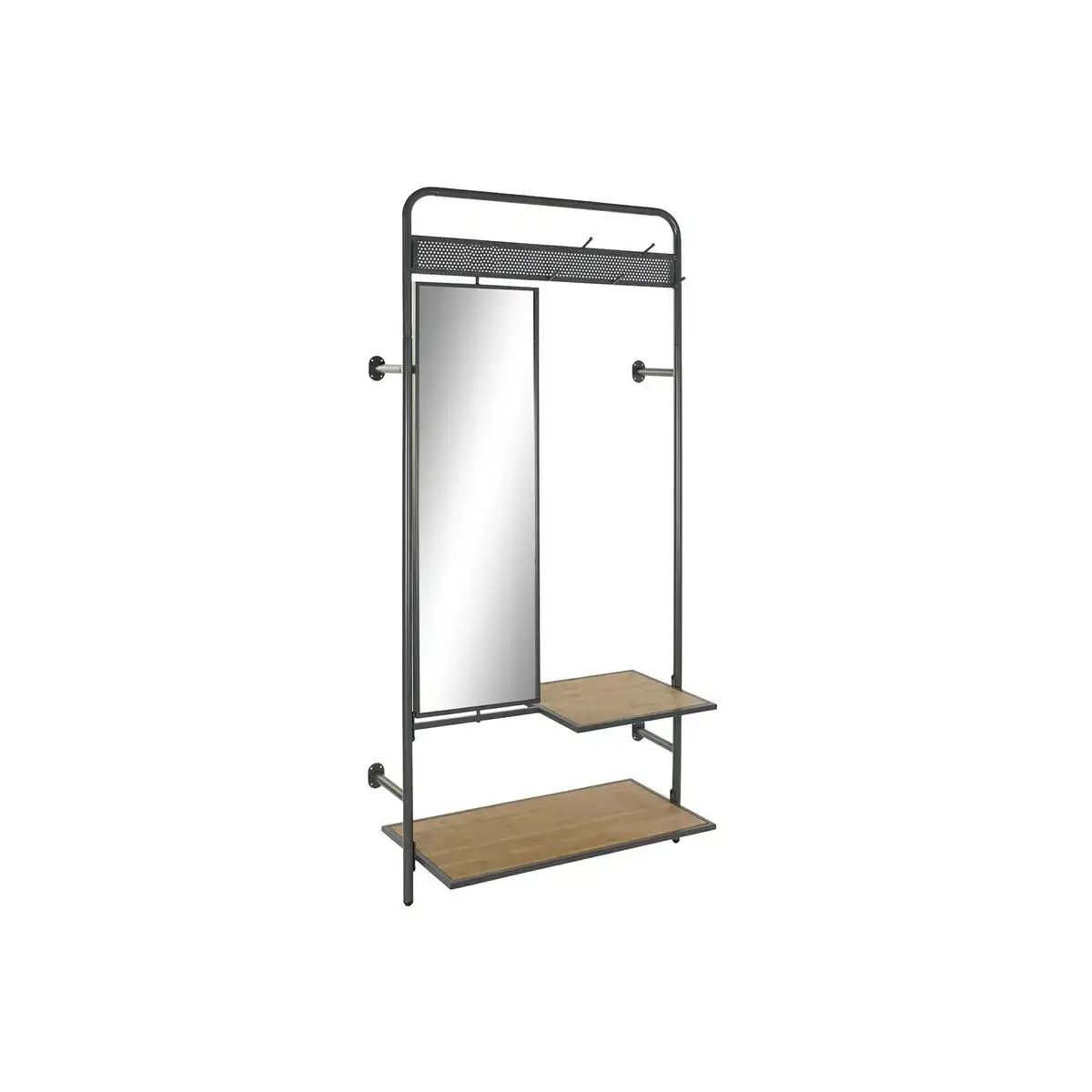 Meuble d entree dkd home decor miroir metal bois marron gris fonce 84 5 x 40 x 187 cm _5442. Bienvenue chez DIAYTAR COTE D'IVOIRE - Où le Shopping Devient un Voyage. Explorez notre plateforme pour dénicher des produits uniques, racontant l'histoire et l'âme du Côte d'Ivoire.