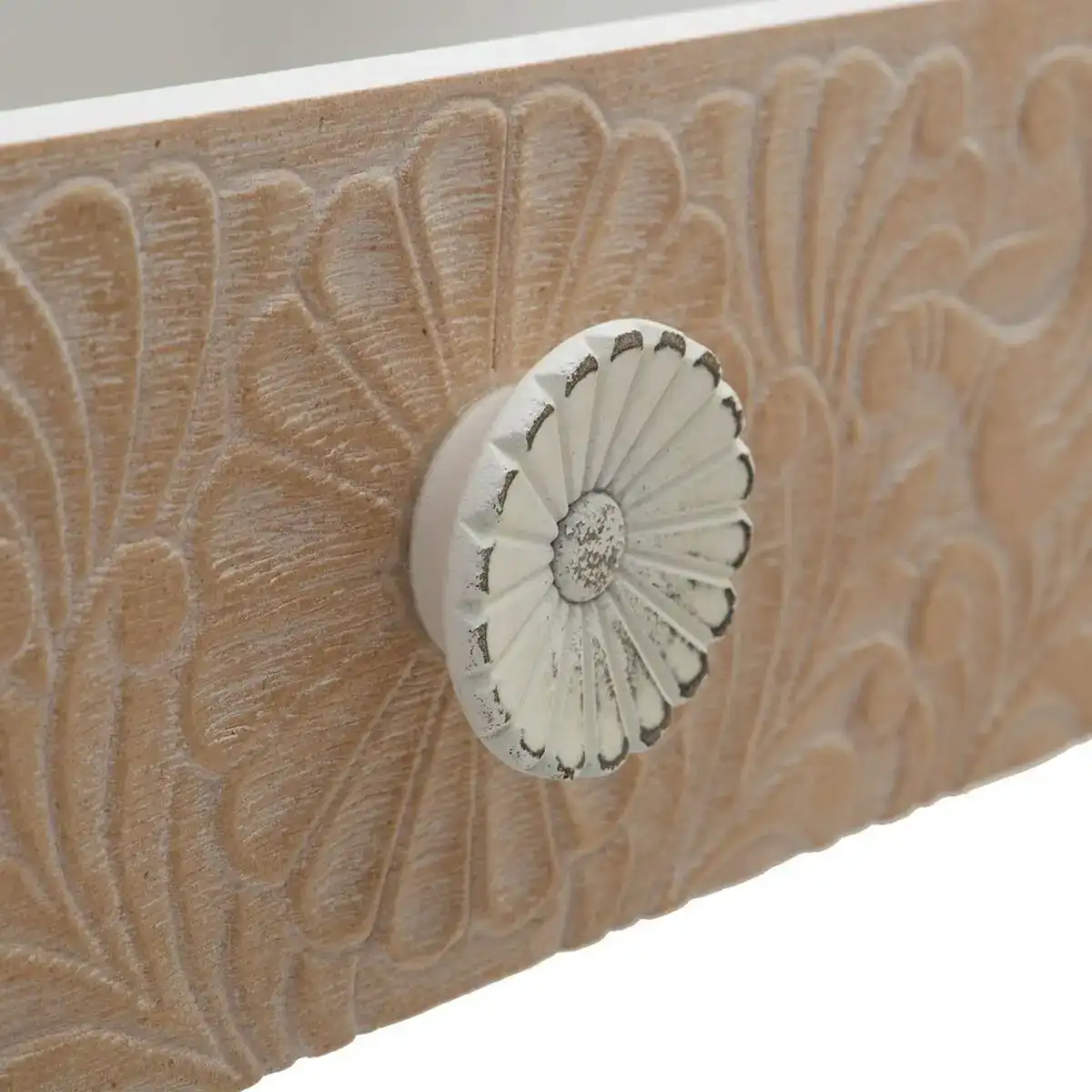 Meuble d entree klee 110 x 40 x 77 cm naturel bois de pin blanc_5035. DIAYTAR COTE D'IVOIRE - Votre Passage vers l'Exceptionnel. Explorez notre boutique en ligne, où chaque produit est choisi avec soin pour offrir une expérience de shopping inoubliable.