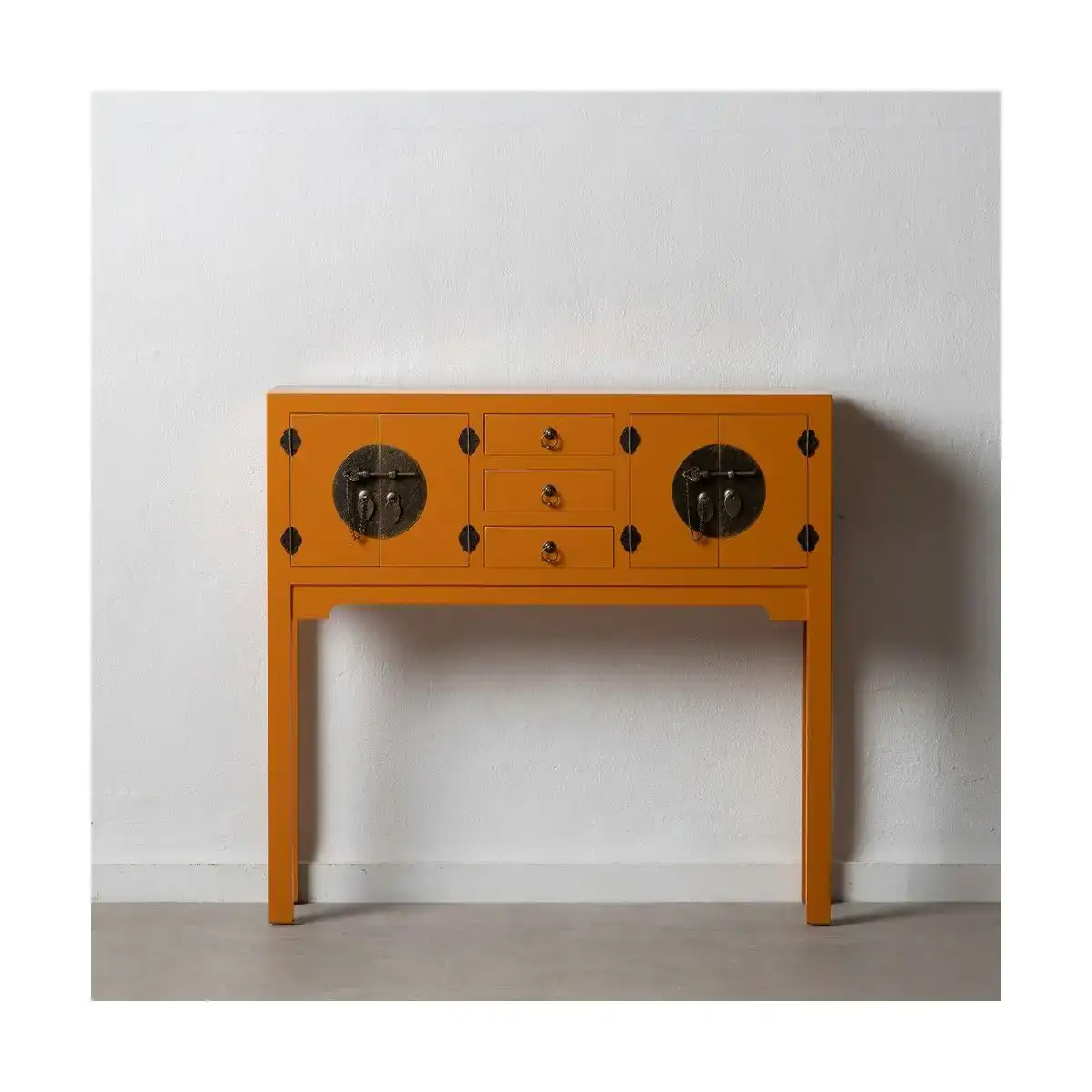 Meuble d entree new oriental 95 x 26 x 90 cm orange dmf_1212. DIAYTAR COTE D'IVOIRE - Où Chaque Achat Raconte une Histoire. Explorez notre boutique en ligne et créez votre propre narration à travers notre diversité de produits, chacun portant une signification unique.