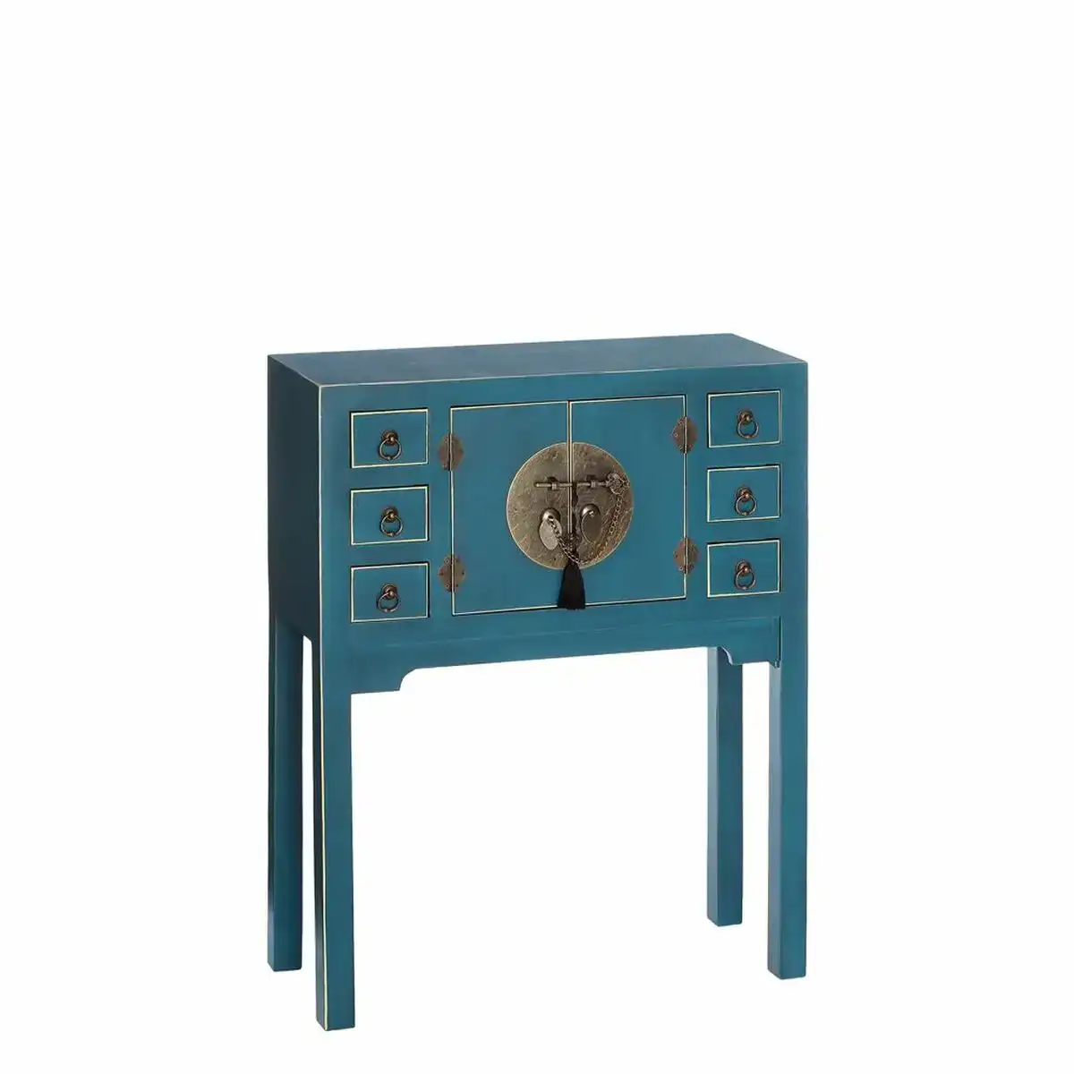 Meuble d entree oriente 63 x 26 x 80 cm bleu dmf_9720. Entrez dans l'Univers de DIAYTAR COTE D'IVOIRE - Où le Shopping Devient une Découverte. Explorez nos rayons et dénichez des trésors qui illuminent votre quotidien.