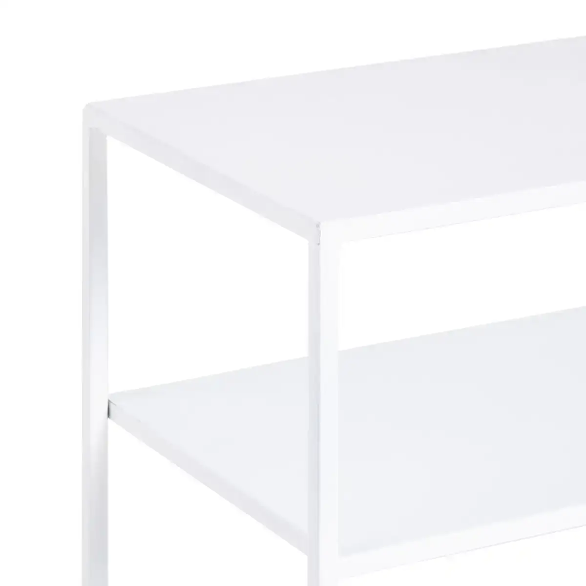 Meuble d entree square metal blanc 80 x 30 x 80 cm 3 pieces _1092. DIAYTAR COTE D'IVOIRE - Où Chaque Produit a son Histoire à Raconter. Parcourez notre catalogue et découvrez des articles qui portent en eux la passion et l'histoire du Côte d'Ivoire.