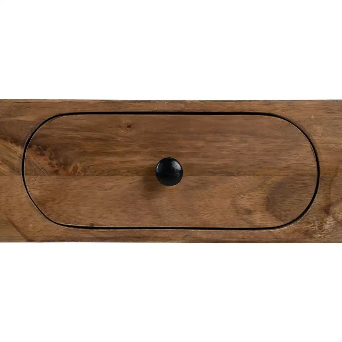 Meubles de television 118 x 36 x 55 cm naturel noir bois fer_1977. DIAYTAR COTE D'IVOIRE - L'Art de Vivre avec Authenticité. Explorez notre gamme de produits artisanaux et découvrez des articles qui apportent une touche unique à votre vie.