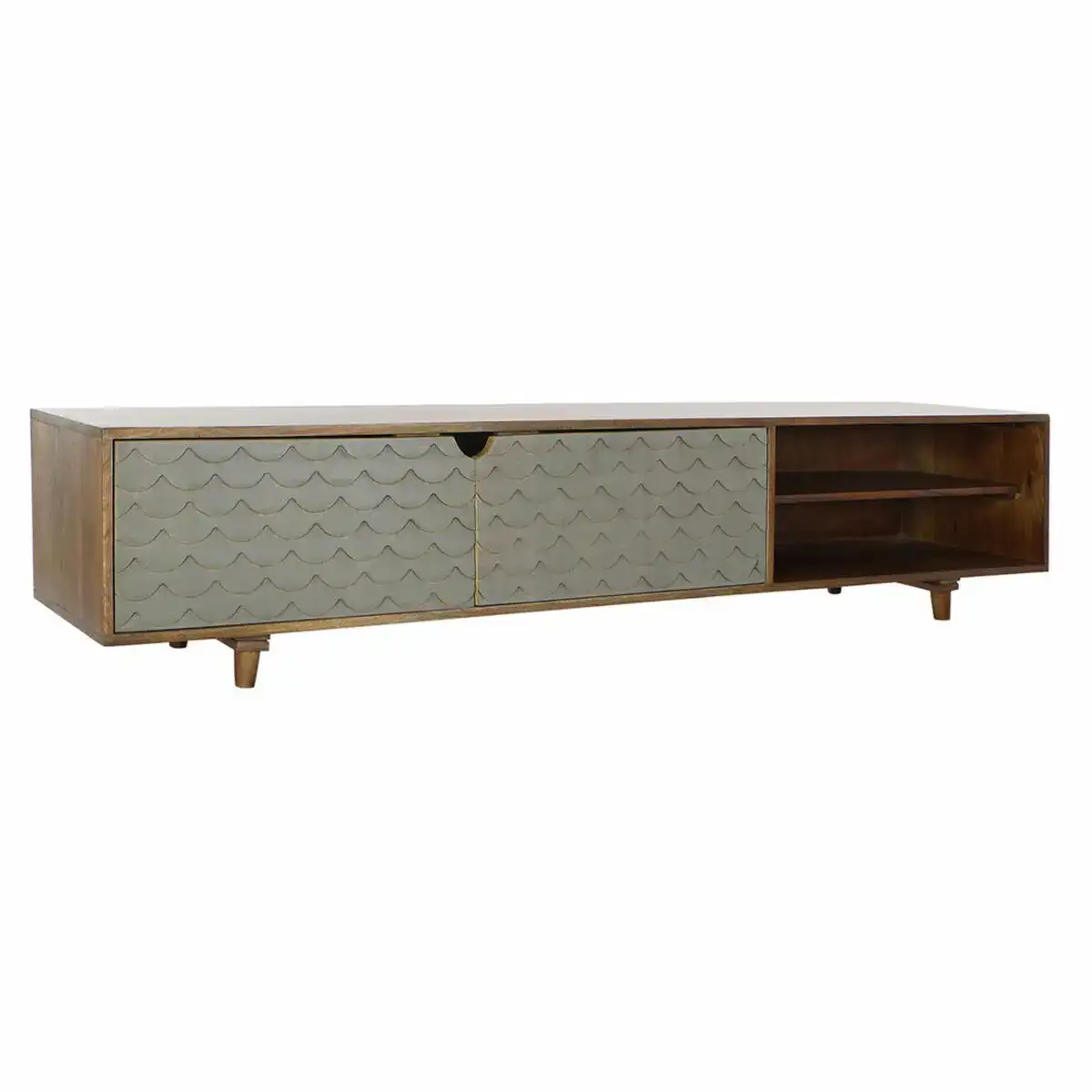 Meubles de television dkd home decor 180 x 40 x 39 5 cm gris marron bois de manguier_5714. DIAYTAR COTE D'IVOIRE - L'Art du Shopping Distinctif. Naviguez à travers notre gamme soigneusement sélectionnée et choisissez des produits qui définissent votre mode de vie.