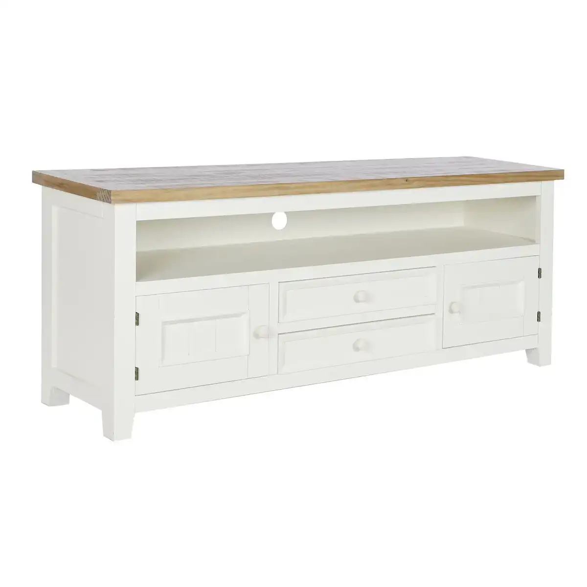 Meubles de television dkd home decor beige naturel bois de paulownia 134 5 x 35 x 55 cm_4767. DIAYTAR COTE D'IVOIRE - Où Choisir Devient un Plaisir. Découvrez notre boutique en ligne et choisissez parmi une variété de produits qui satisferont tous vos besoins.
