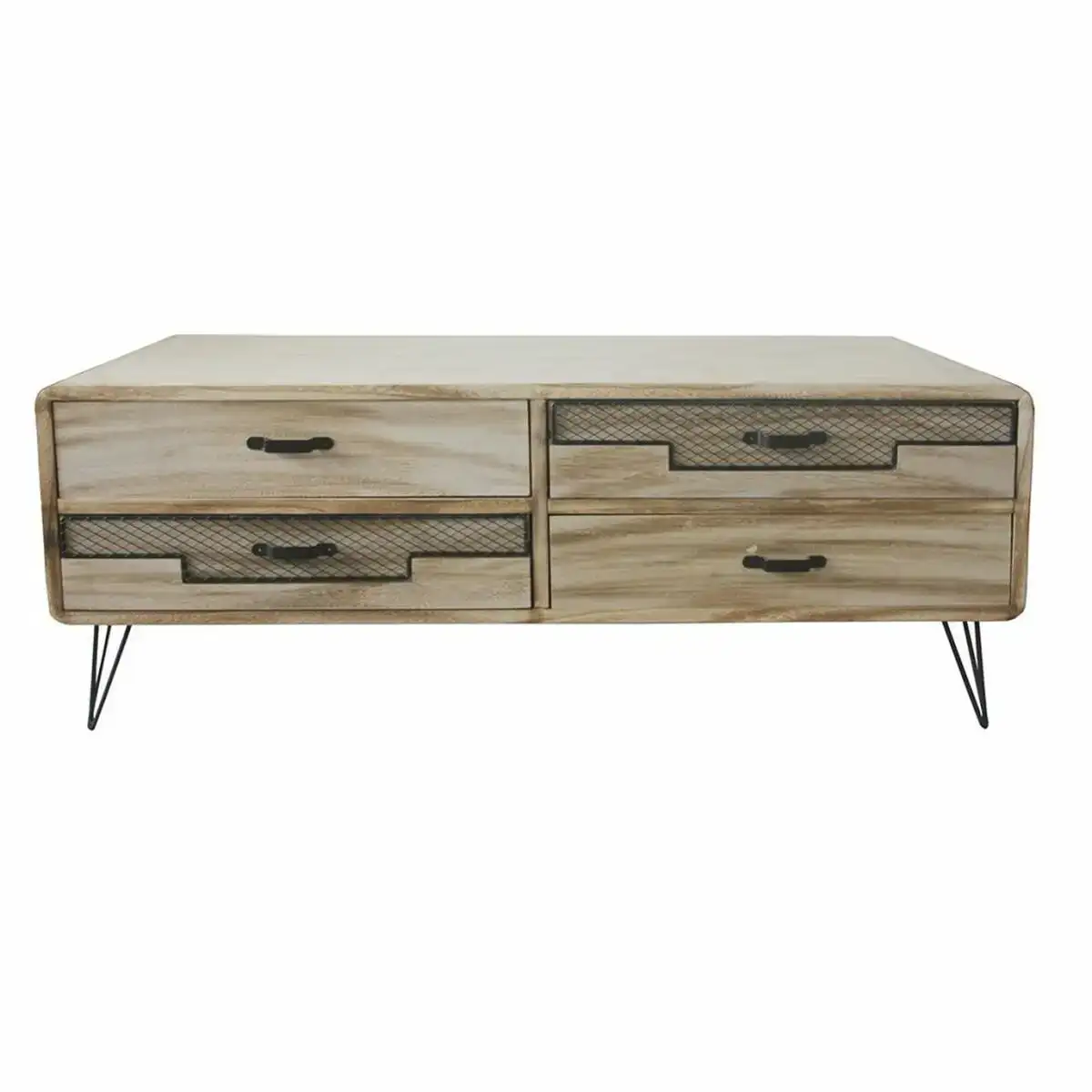 Meubles de television dkd home decor metal bois de paulownia 115 x 61 x 43 cm _4755. DIAYTAR COTE D'IVOIRE - Où Chaque Produit a son Histoire à Raconter. Parcourez notre catalogue et découvrez des articles qui portent en eux la passion et l'histoire du Côte d'Ivoire.