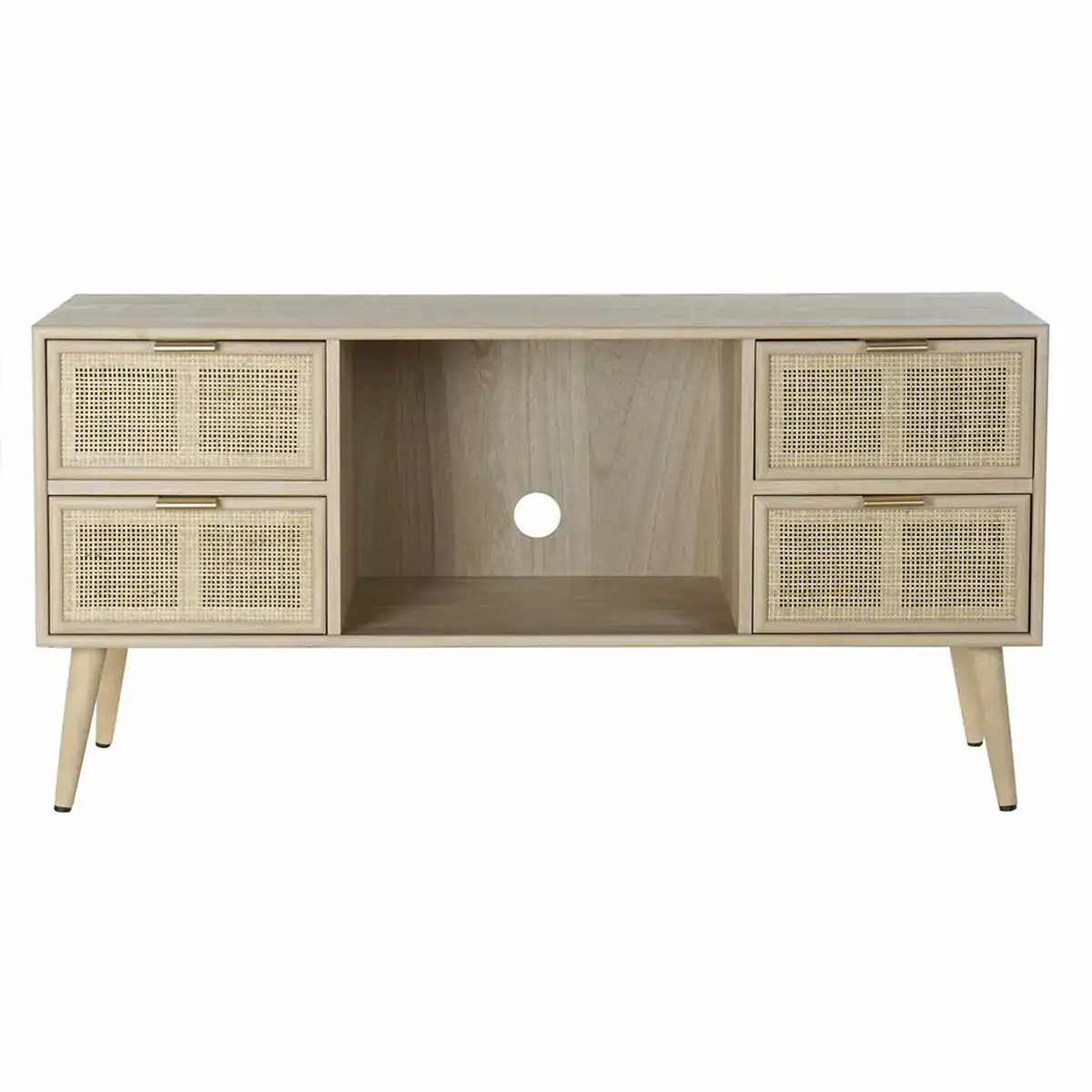 Meubles de television dkd home decor multicouleur naturel bois de paulownia bois mdf 120 x 42 x 60 cm_1277. DIAYTAR COTE D'IVOIRE - L'Art de Vivre le Shopping Authentique. Découvrez notre boutique en ligne et trouvez des produits qui célèbrent la culture et l'héritage du Côte d'Ivoire.