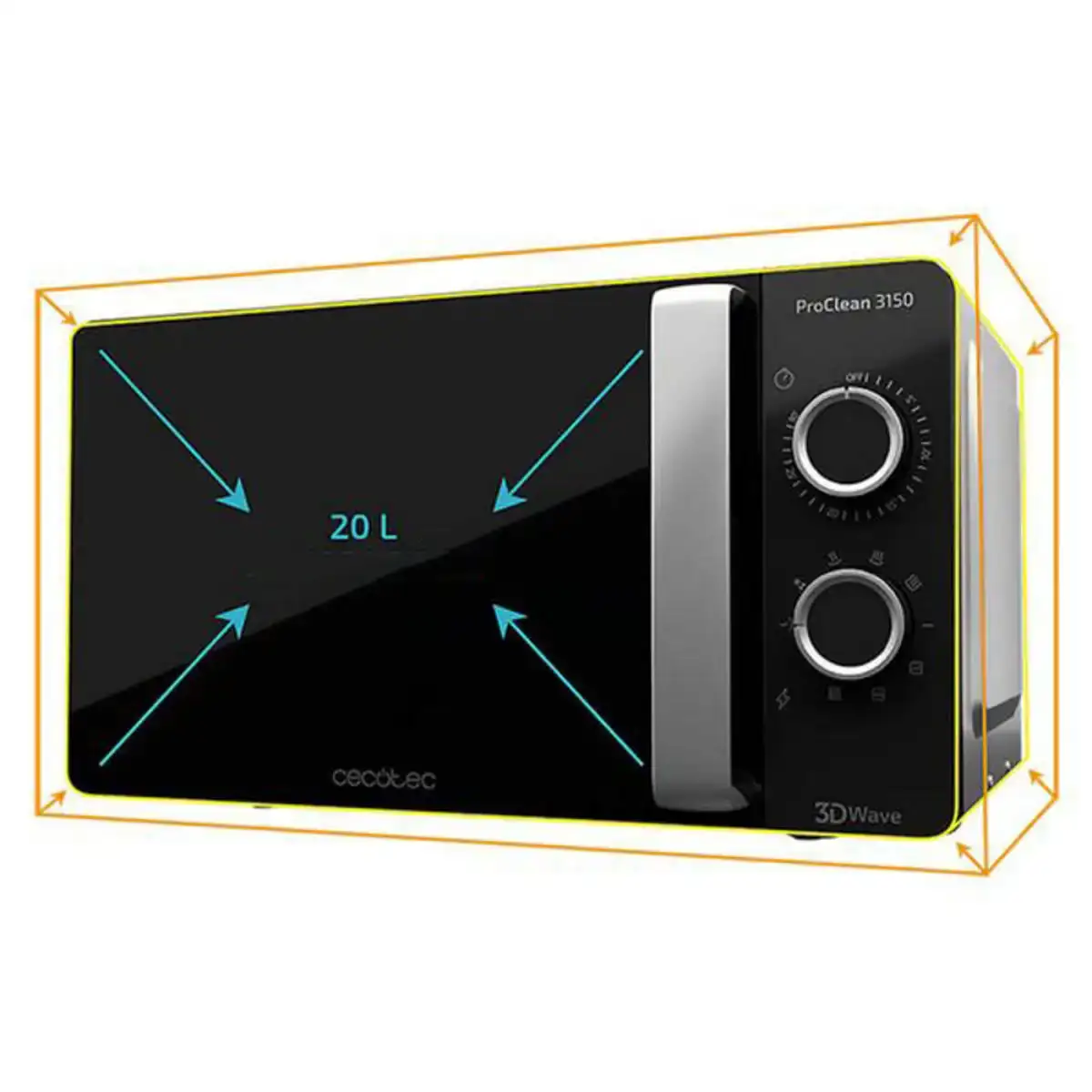 Micro ondes avec gril cecotec proclean 3150 20 l 700w_1728. DIAYTAR COTE D'IVOIRE - Là où la Découverte est au Rendez-vous. Plongez dans notre catalogue et trouvez des articles qui éveilleront votre curiosité et élargiront vos horizons.