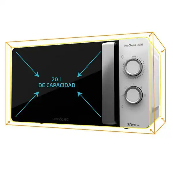 Micro ondes cecotec proclean 3010 20 l 700w_3270. DIAYTAR COTE D'IVOIRE - L'Univers de l'Élégance Accessible. Plongez dans notre catalogue et choisissez des produits qui allient sophistication et accessibilité pour un shopping exquis.
