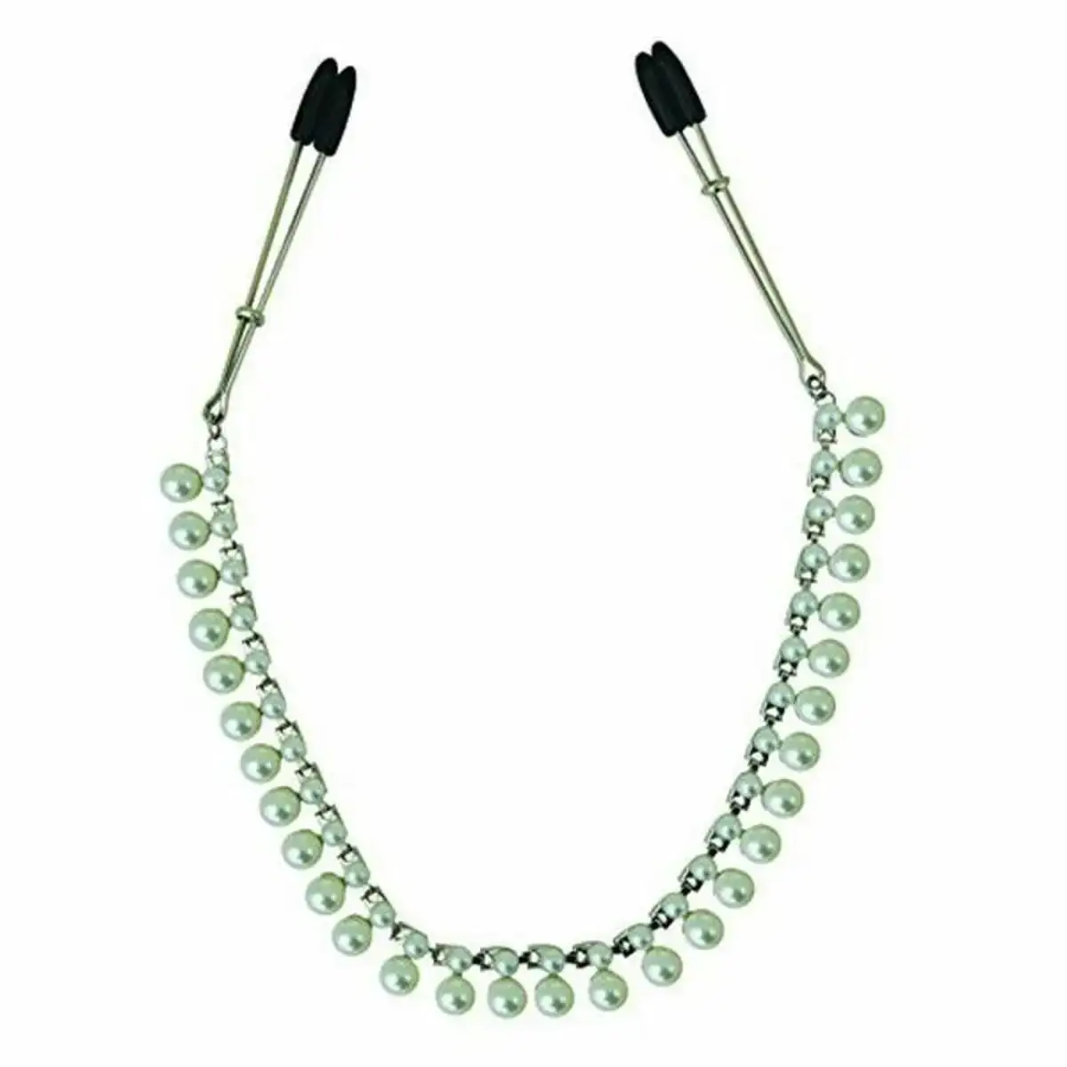 Midnight pearl chain clips pour tetons sportsheets ss520 33_9665. DIAYTAR COTE D'IVOIRE - Où Choisir est un Plaisir. Explorez notre boutique en ligne et choisissez parmi des produits de qualité qui satisferont vos besoins et vos goûts.
