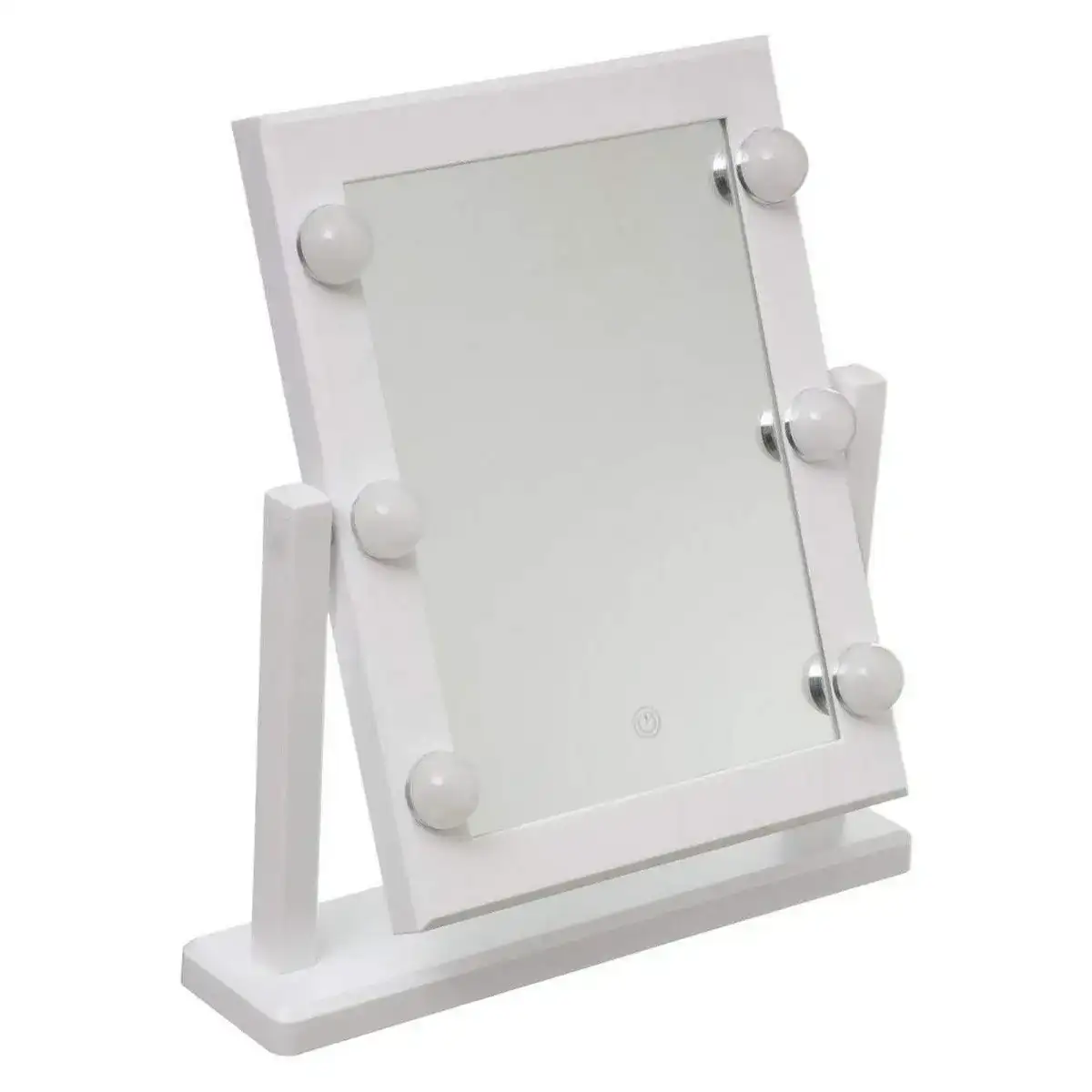 Miroir de table led tactile 5five hollywood blanc 37 x 9 x 40 5 cm_8052. DIAYTAR COTE D'IVOIRE - Votre Boutique en Ligne, Votre Histoire. Explorez notre sélection et découvrez des produits qui reflètent votre parcours et vos aspirations, un achat à la fois.
