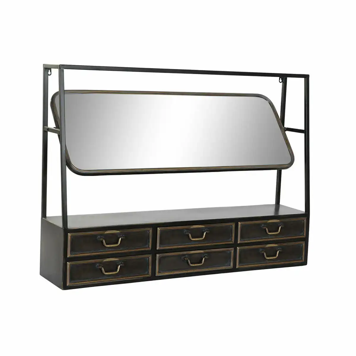 Miroir dkd home decor noir metal cuivre clair 110 x 23 x 80 cm _9181. Bienvenue chez DIAYTAR COTE D'IVOIRE - Où Chaque Achat Fait une Différence. Découvrez notre gamme de produits qui reflètent l'engagement envers la qualité et le respect de l'environnement.