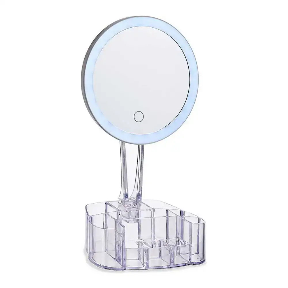 Miroir grossissant avec led 1x blanc 12 6 x 34 5 x 17 cm _5679. DIAYTAR COTE D'IVOIRE - Votre Source de Trouvailles uniques. Naviguez à travers notre catalogue et trouvez des articles qui vous distinguent et reflètent votre unicité.