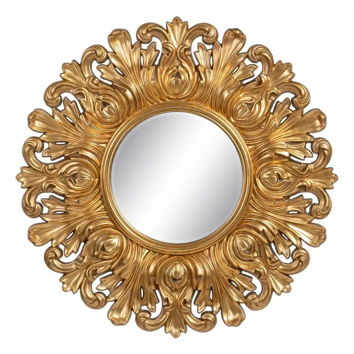 Miroir mural 108 x 3 5 x 108 cm verre dore bois_7318. DIAYTAR COTE D'IVOIRE - Votre Portail vers l'Extraordinaire. Parcourez nos collections et découvrez des produits qui vous emmènent au-delà de l'ordinaire, créant une expérience de shopping mémorable.