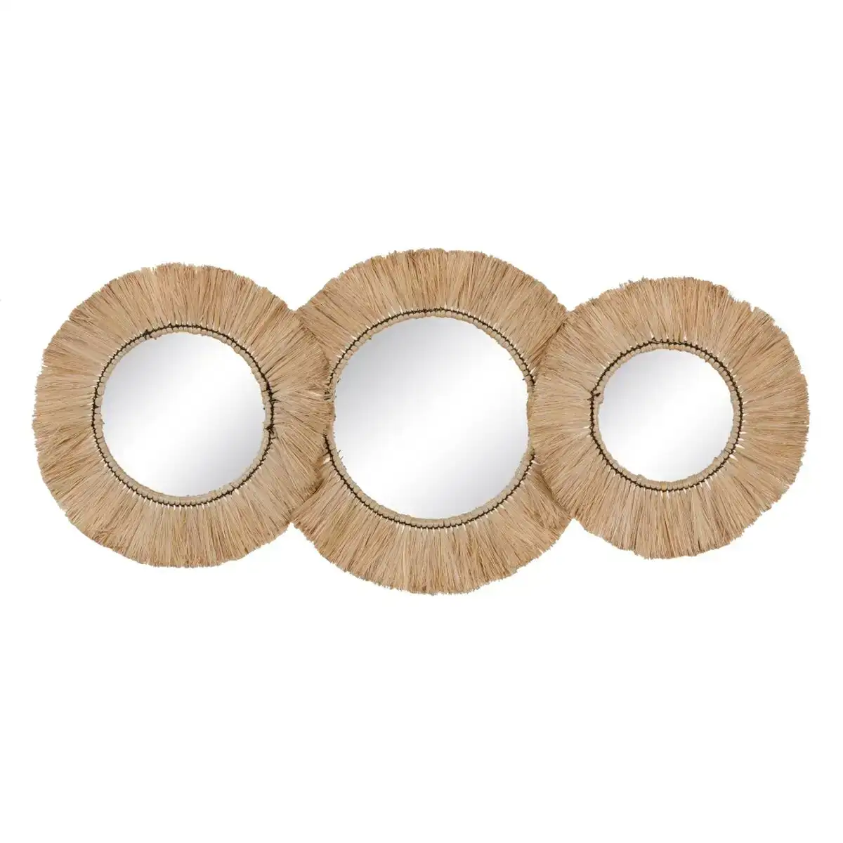 Miroir mural 109 x 49 cm fibre naturelle_4626. DIAYTAR COTE D'IVOIRE - Un Monde de Possibilités à Portée de Clic. Parcourez notre site web pour découvrir des sélections infinies, de l'épicerie aux bijoux, et vivez une expérience d'achat sans pareil.