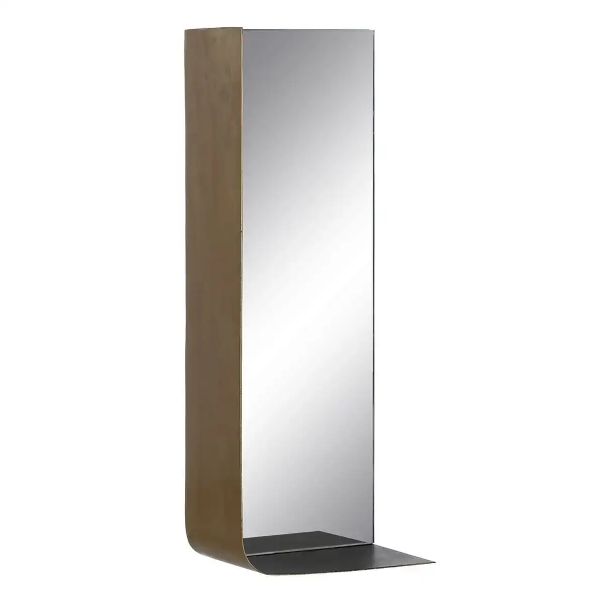 Miroir mural 20 x 12 x 50 cm noir dore metal_4956. Entrez dans l'Univers de DIAYTAR COTE D'IVOIRE - Où Chaque Produit a une Signification. Explorez notre gamme diversifiée et découvrez des articles qui résonnent avec votre vie.