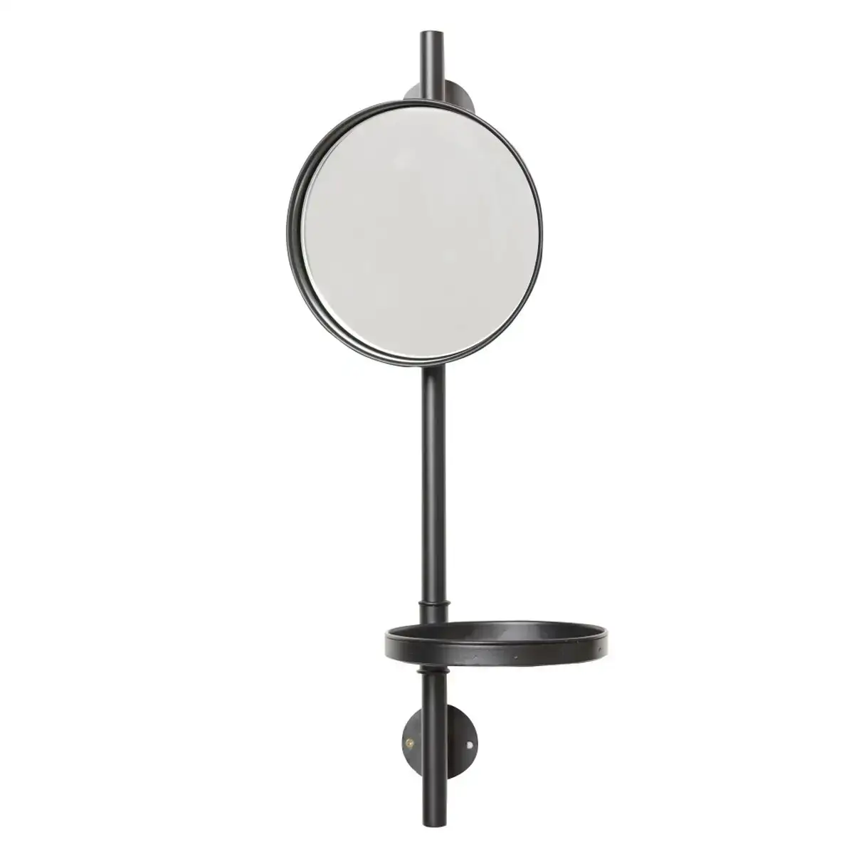 Miroir mural 22 x 20 x 60 cm verre noir metal_9550. DIAYTAR COTE D'IVOIRE - Où Chaque Produit est une Histoire à Raconter. Découvrez notre sélection de produits qui vous permettent de créer votre propre récit à travers vos achats.
