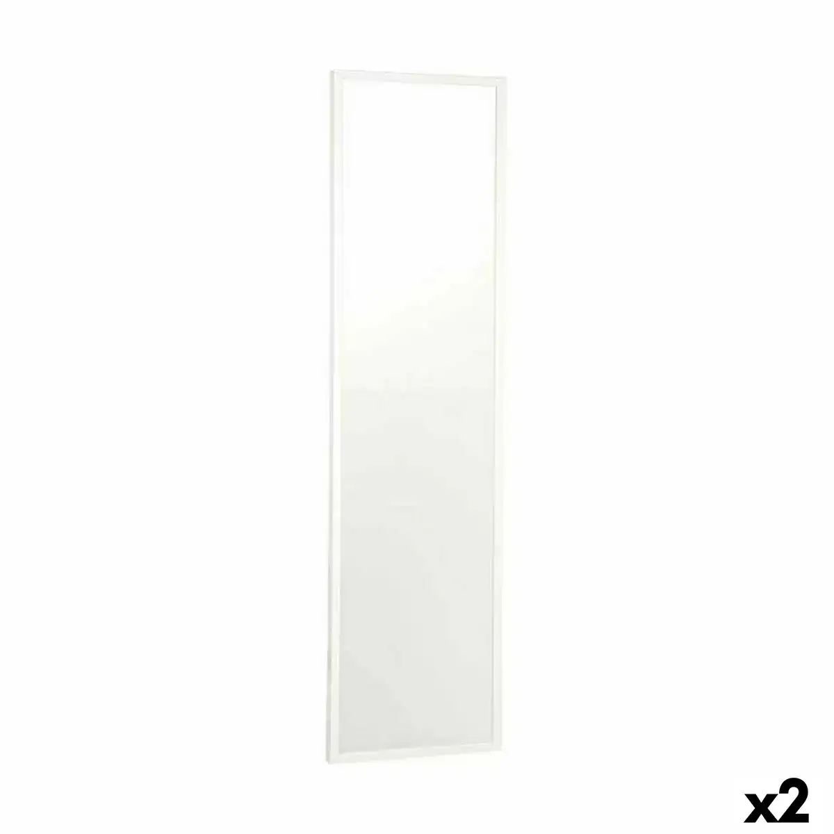 Miroir mural 30 x 120 cm blanc bois mdf 2 unites _4159. Bienvenue sur DIAYTAR COTE D'IVOIRE - Où le Shopping est une Affaire Personnelle. Découvrez notre sélection et choisissez des produits qui reflètent votre unicité et votre individualité.