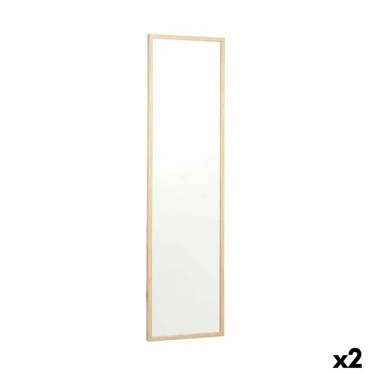 Miroir mural 30 x 120 cm marron bois mdf 2 unites _5658. DIAYTAR COTE D'IVOIRE - L'Art du Shopping Sublime. Naviguez à travers notre catalogue et choisissez parmi des produits qui ajoutent une touche raffinée à votre vie quotidienne.