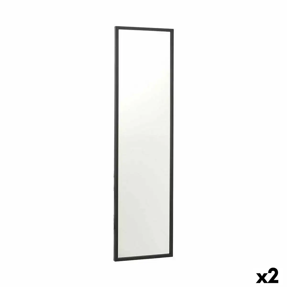 Miroir mural 30 x 120 cm noir bois mdf 2 unites _9287. DIAYTAR COTE D'IVOIRE - Là où Chaque Produit Évoque une Émotion. Parcourez notre catalogue et choisissez des articles qui vous touchent et qui enrichissent votre expérience.