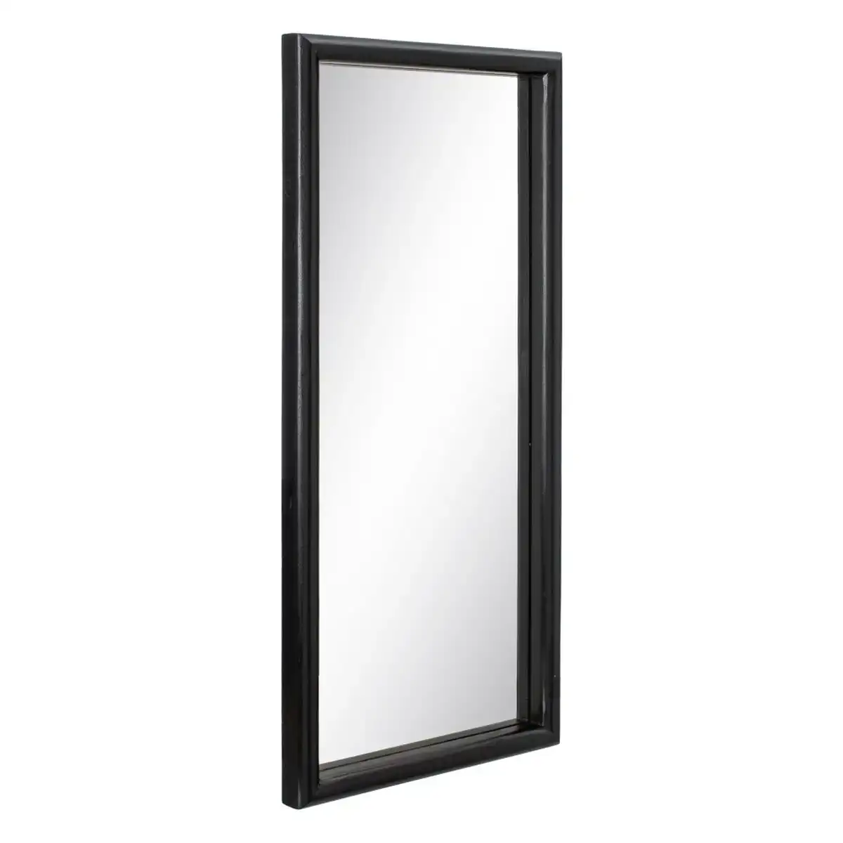 Miroir mural 36 x 4 x 80 cm noir bois de manguier_8641. DIAYTAR COTE D'IVOIRE - Votre Boutique en Ligne, Votre Choix Illimité. Parcourez nos rayons et découvrez des produits qui vous inspirent, de la mode à la maison et bien plus.