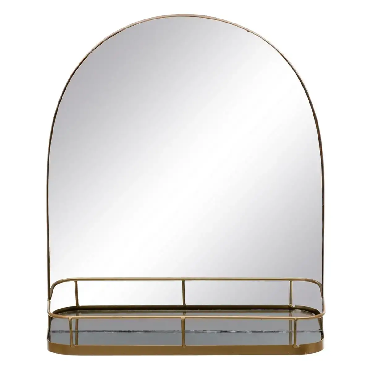 Miroir mural 40 x 12 x 46 5 cm dore metal_3849. Bienvenue chez DIAYTAR COTE D'IVOIRE - Où Choisir Rime avec Découvrir. Plongez dans notre catalogue et trouvez des produits qui révèlent la diversité et la richesse culturelle du Côte d'Ivoire.