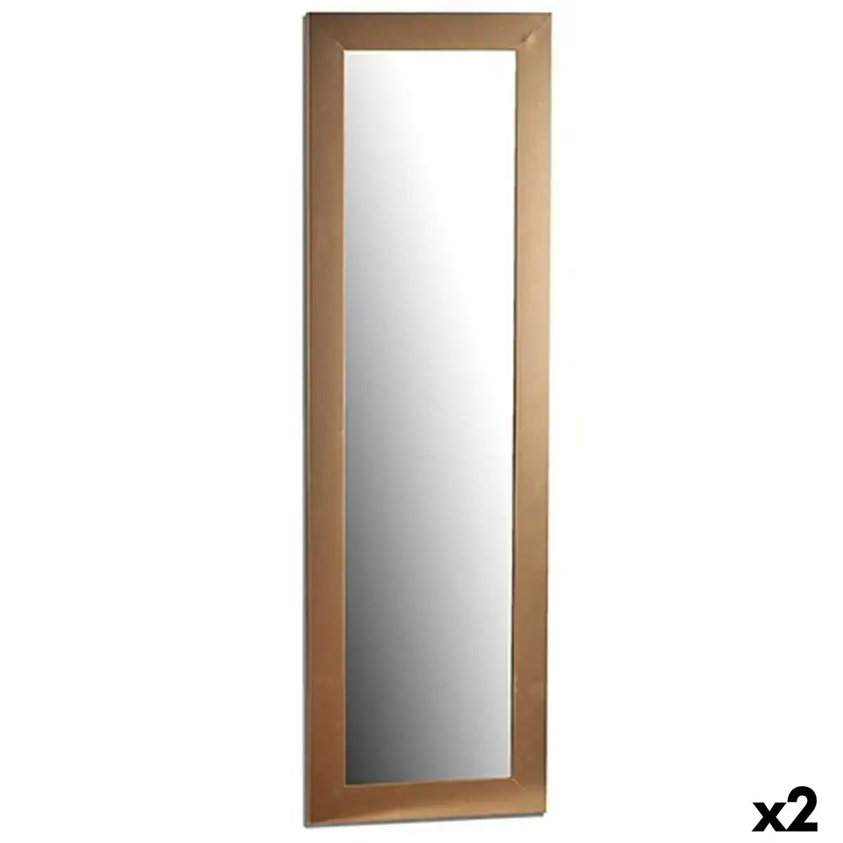 Miroir mural 41 x 131 x 1 5 cm dore bois verre 2 unites _2572. Bienvenue sur DIAYTAR COTE D'IVOIRE - Là où Chaque Objet a une Âme. Plongez dans notre catalogue et trouvez des articles qui portent l'essence de l'artisanat et de la passion.