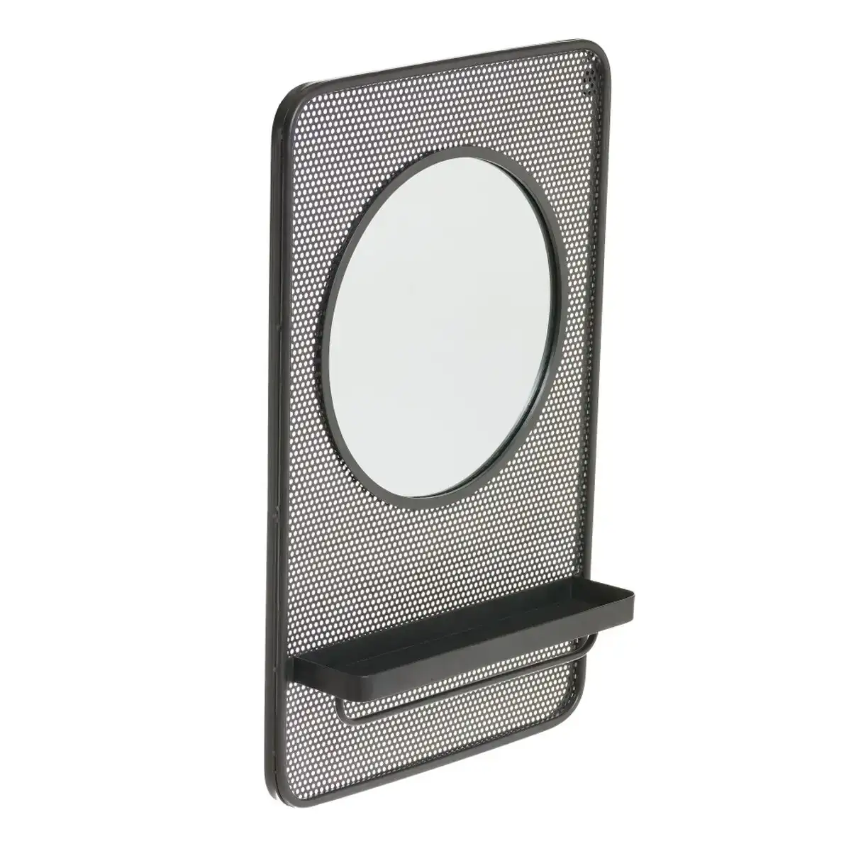 Miroir mural 53 x 14 x 80 cm verre noir metal_5351. DIAYTAR COTE D'IVOIRE - Votre Univers Shopping Éclectique. Explorez nos offres variées et découvrez des articles qui embrassent la diversité et la polyvalence de vos besoins.