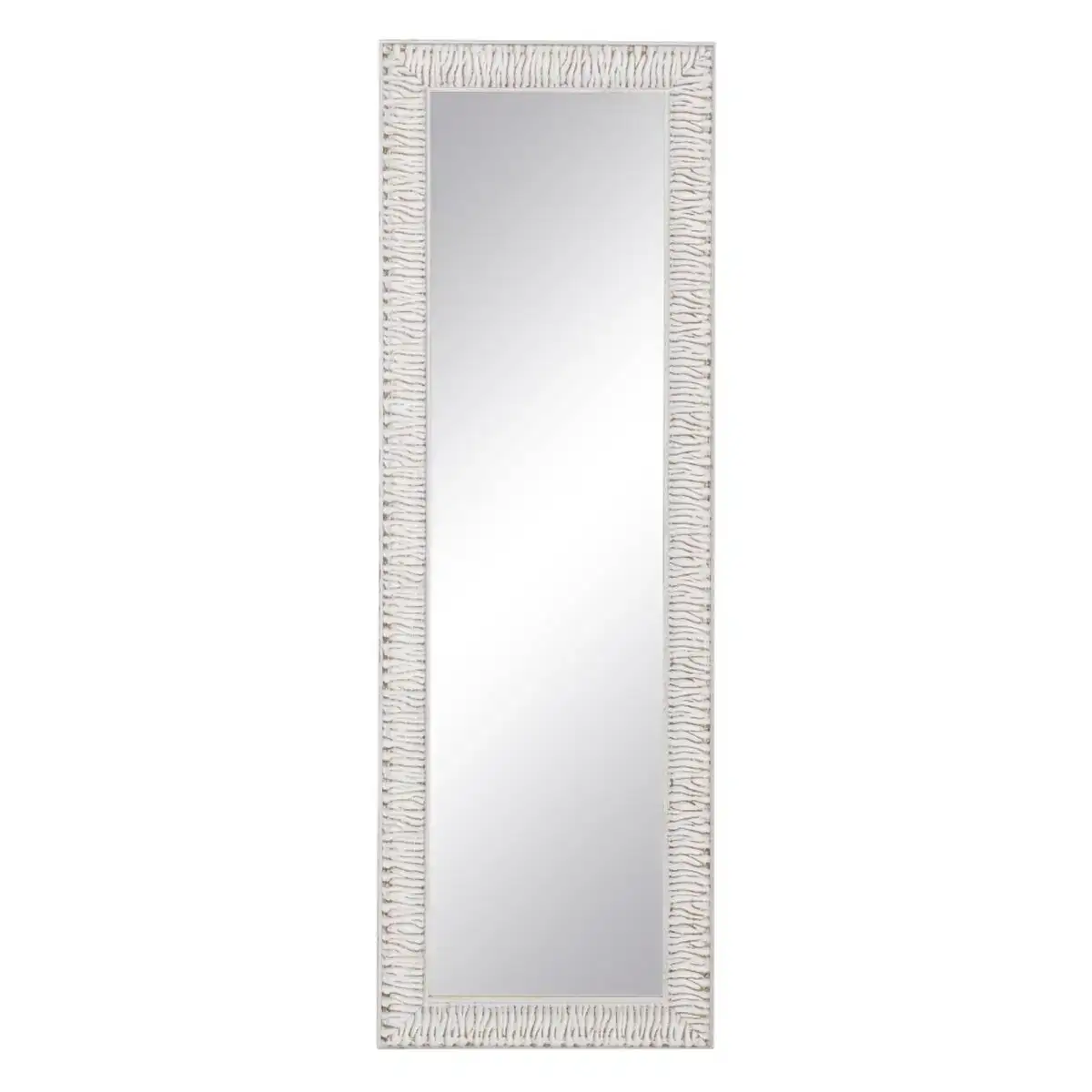 Miroir mural 53 x 2 x 154 cm blanc_6720. DIAYTAR COTE D'IVOIRE - Où Chaque Détail Compte. Naviguez à travers notre gamme variée et choisissez des articles qui ajoutent une touche spéciale à votre quotidien, toujours avec qualité et style.