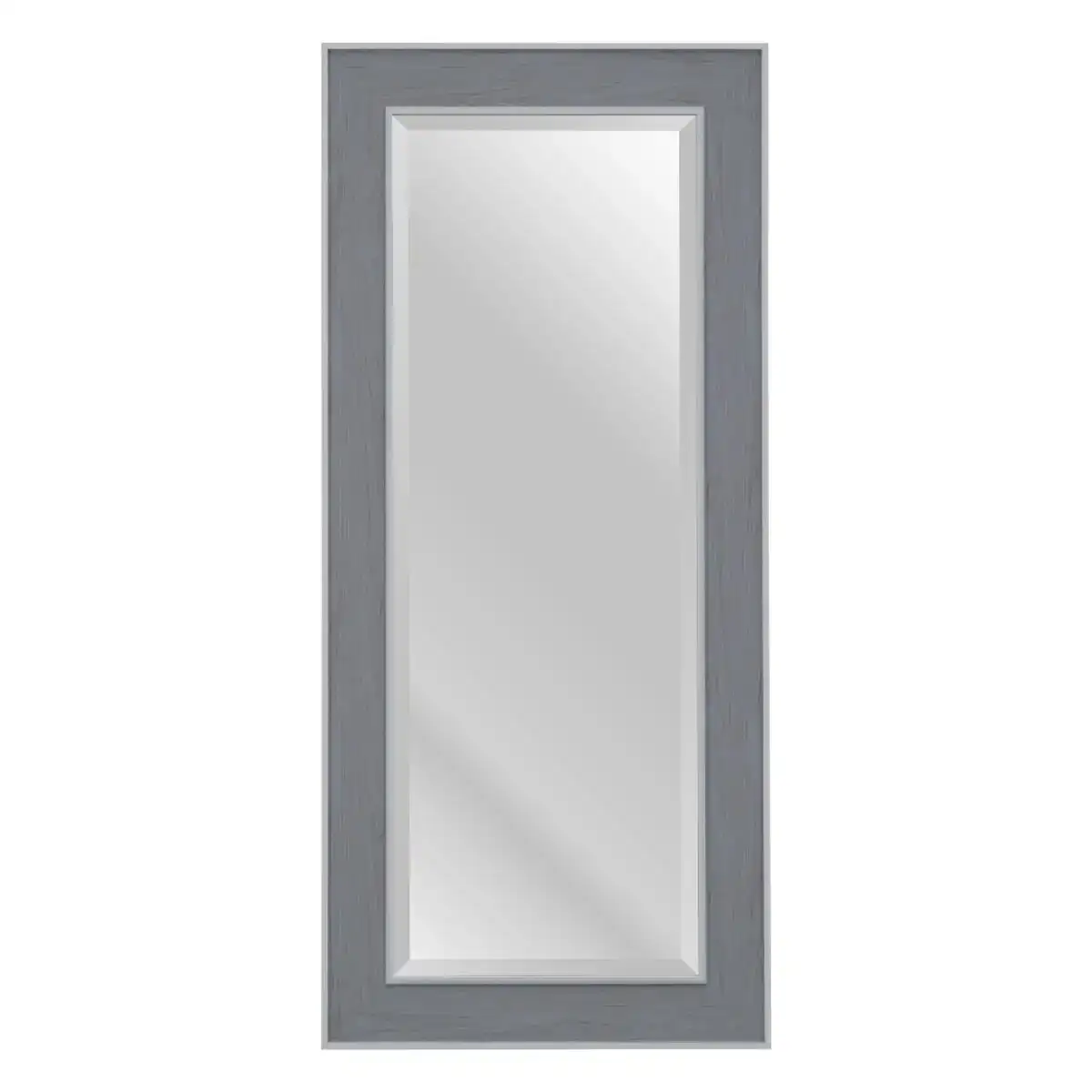 Miroir mural 56 x 2 x 126 cm gris bois blanc_1639. DIAYTAR COTE D'IVOIRE - Où Chaque Produit a son Histoire à Raconter. Parcourez notre catalogue et découvrez des articles qui portent en eux la passion et l'histoire du Côte d'Ivoire.