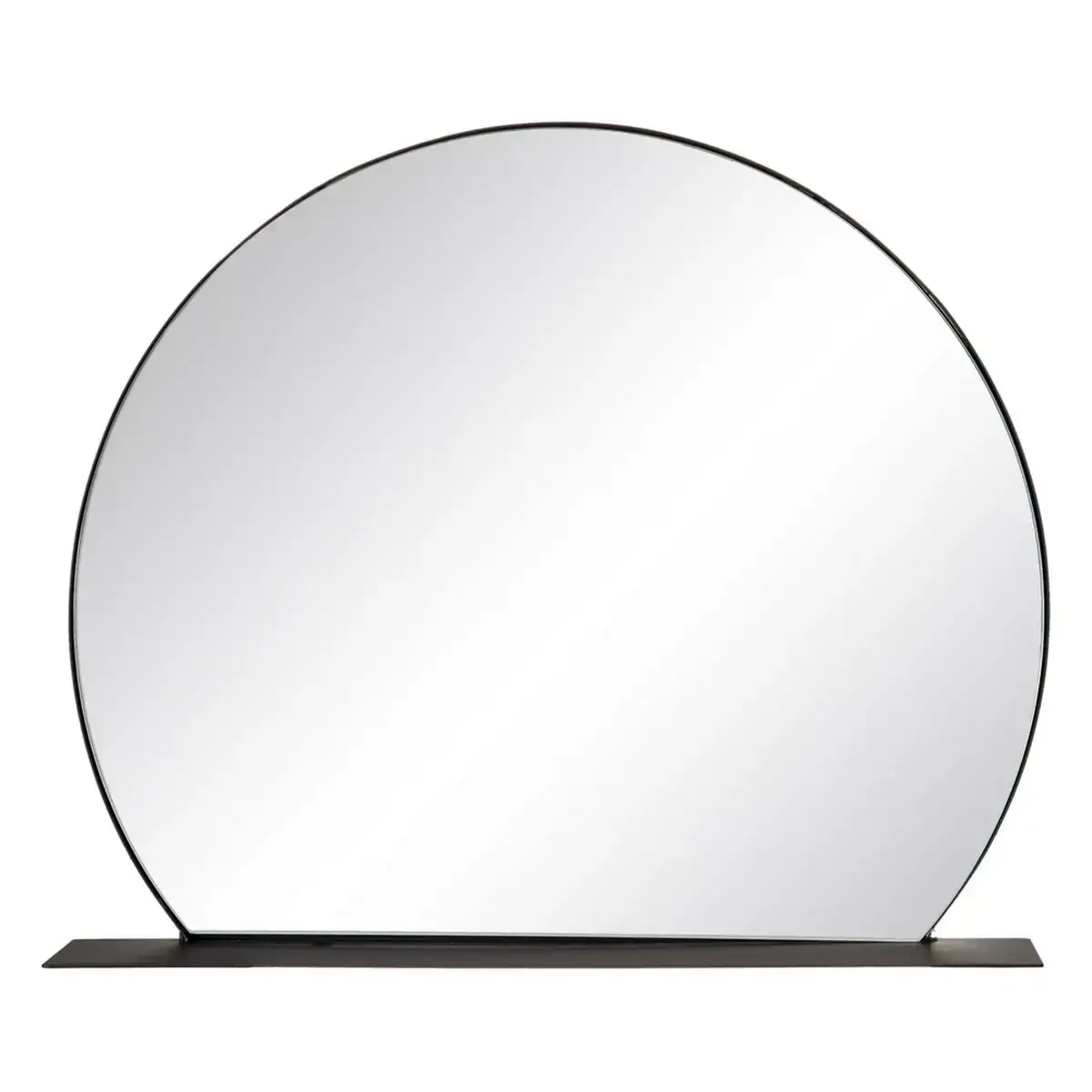 Miroir mural 60 x 12 x 50 cm noir metal_8795. DIAYTAR COTE D'IVOIRE - Où le Shopping est un Plaisir Engagé. Parcourez notre catalogue et choisissez des produits qui respectent vos valeurs et vos attentes.