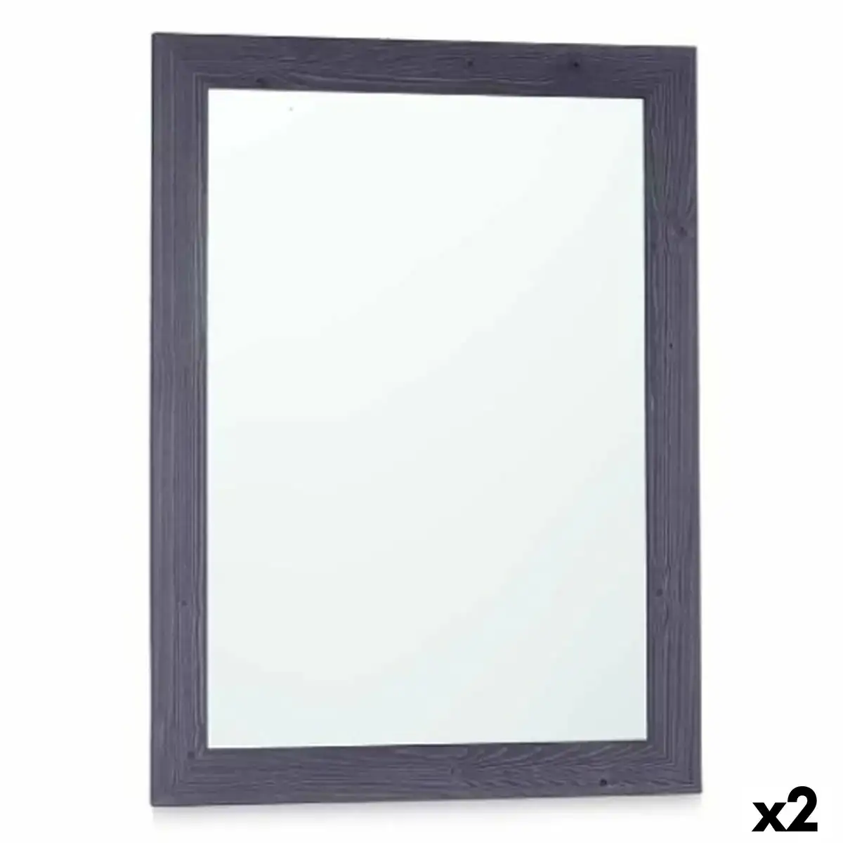 Miroir mural 60 x 80 cm bois mdf bleu 2 unites _1789. DIAYTAR COTE D'IVOIRE - L'Art de Vivre l'Excellence au Quotidien. Explorez notre gamme et choisissez des produits qui ajoutent une note de prestige à votre vie.