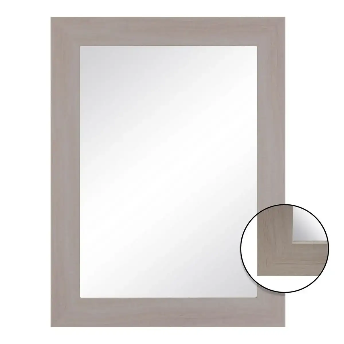 Miroir mural 64 x 1 5 x 86 cm naturel dmf_8700. DIAYTAR COTE D'IVOIRE - Où Choisir est un Acte d'Amour pour le Côte d'Ivoire. Explorez notre boutique en ligne et choisissez des articles qui célèbrent la culture et l'artisanat du pays.