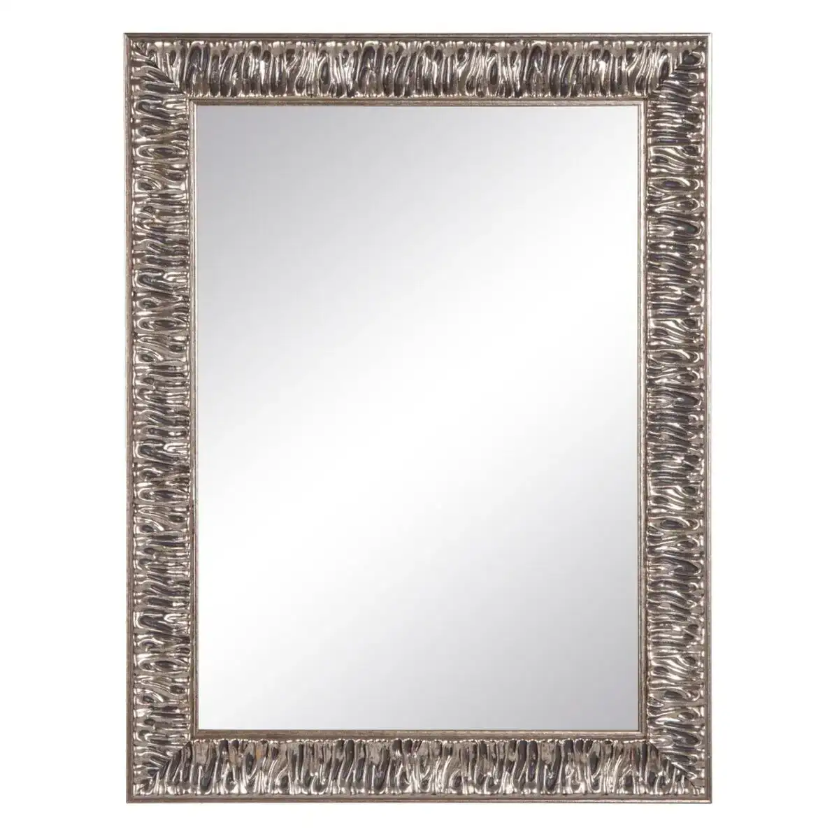 Miroir mural 64 x 3 x 84 cm argent dmf_4391. DIAYTAR COTE D'IVOIRE - Là où le Shopping Devient une Expérience. Naviguez à travers notre catalogue diversifié et découvrez des produits qui ajoutent de la couleur et de la passion à votre vie.