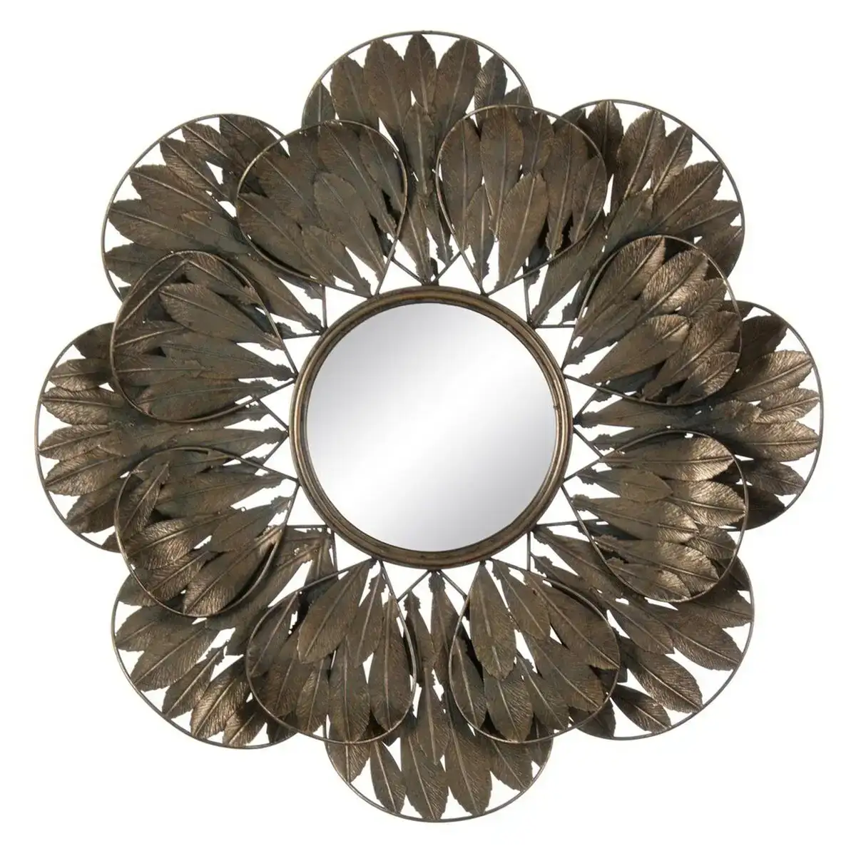 Miroir mural 69 x 6 5 x 69 cm verre dore metal_8736. Entrez dans l'Univers de DIAYTAR COTE D'IVOIRE - Où Chaque Produit est une Découverte. Explorez notre gamme variée et trouvez des articles qui vous surprennent et vous inspirent.