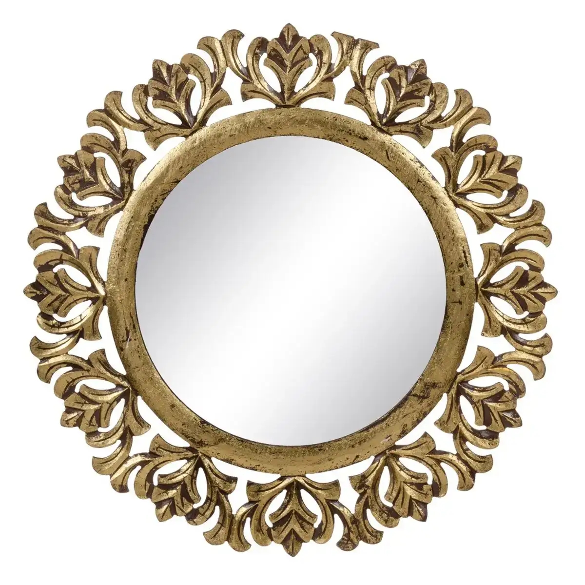 Miroir mural 76 x 1 75 x 76 cm dore dmf_9956. DIAYTAR COTE D'IVOIRE - Où Choisir Devient une Découverte. Explorez notre boutique en ligne et trouvez des articles qui vous surprennent et vous ravissent à chaque clic.