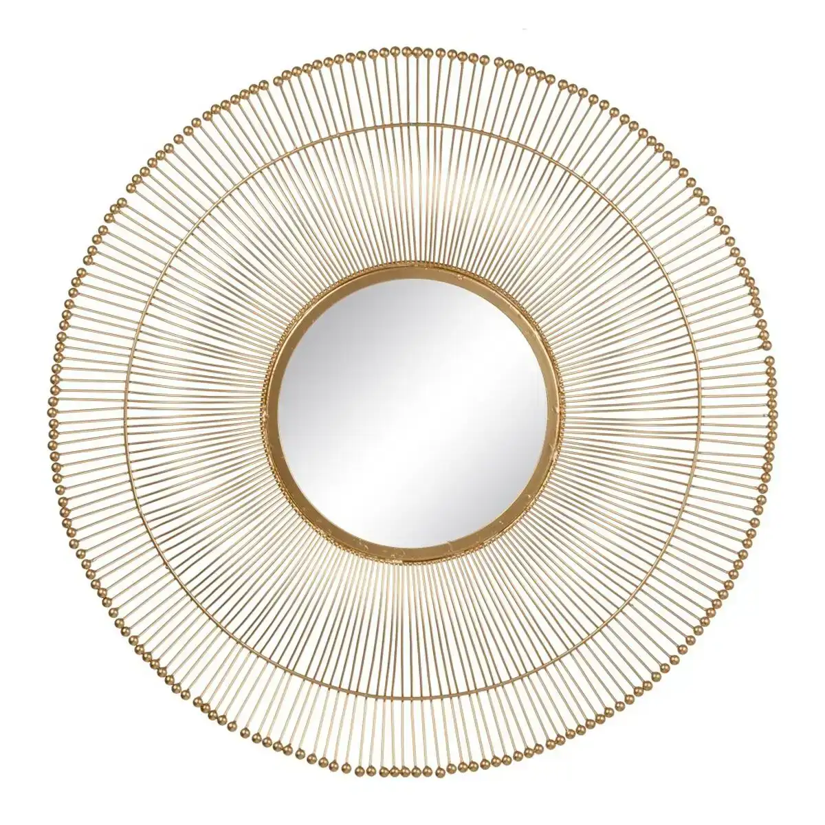Miroir mural 76 x 4 x 76 cm dore metal_5479. Bienvenue chez DIAYTAR COTE D'IVOIRE - Votre Plateforme Shopping pour Tous. Découvrez un large éventail de produits qui célèbrent la diversité et la beauté du Côte d'Ivoire.