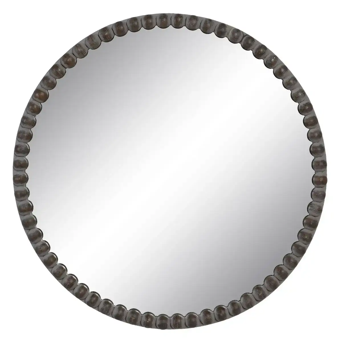Miroir mural 76 x 4 x 76 cm gris bois_6318. DIAYTAR COTE D'IVOIRE - Là où les Possibilités sont Infinies. Parcourez nos catégories et laissez-vous séduire par des produits qui enrichiront votre quotidien, du pratique à l'esthétique.