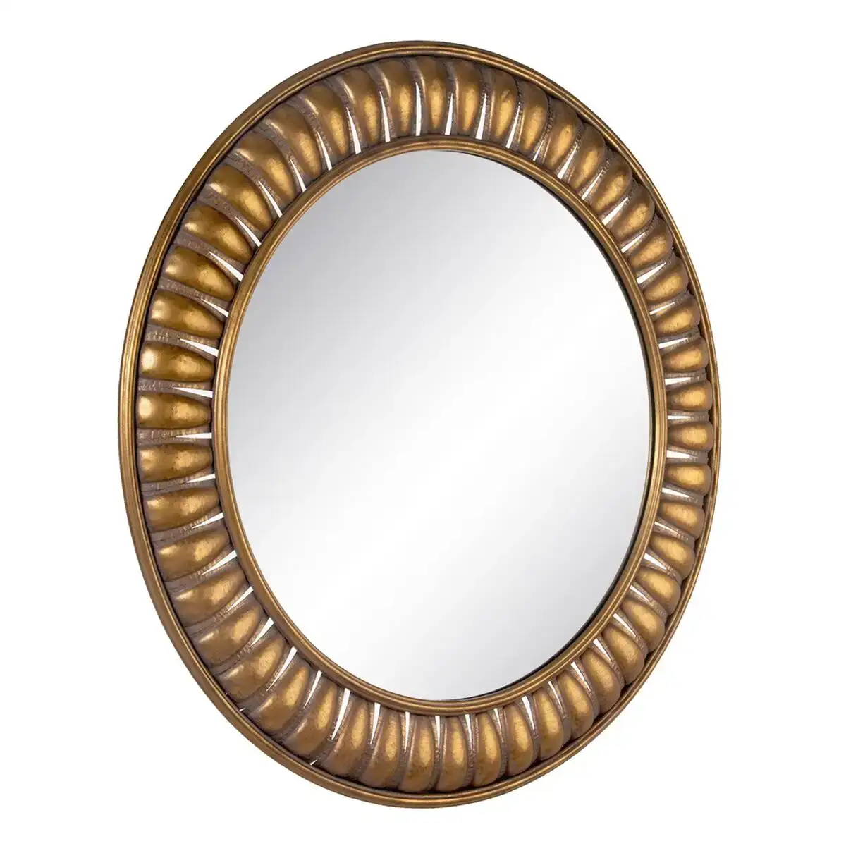 Miroir mural 87 5 x 3 x 87 5 cm dore metal_8549. Entrez dans le Monde de DIAYTAR COTE D'IVOIRE - Où Chaque Produit Raconte une Histoire Unique. Explorez notre sélection et laissez-vous transporter par des récits à travers les articles que vous choisissez.