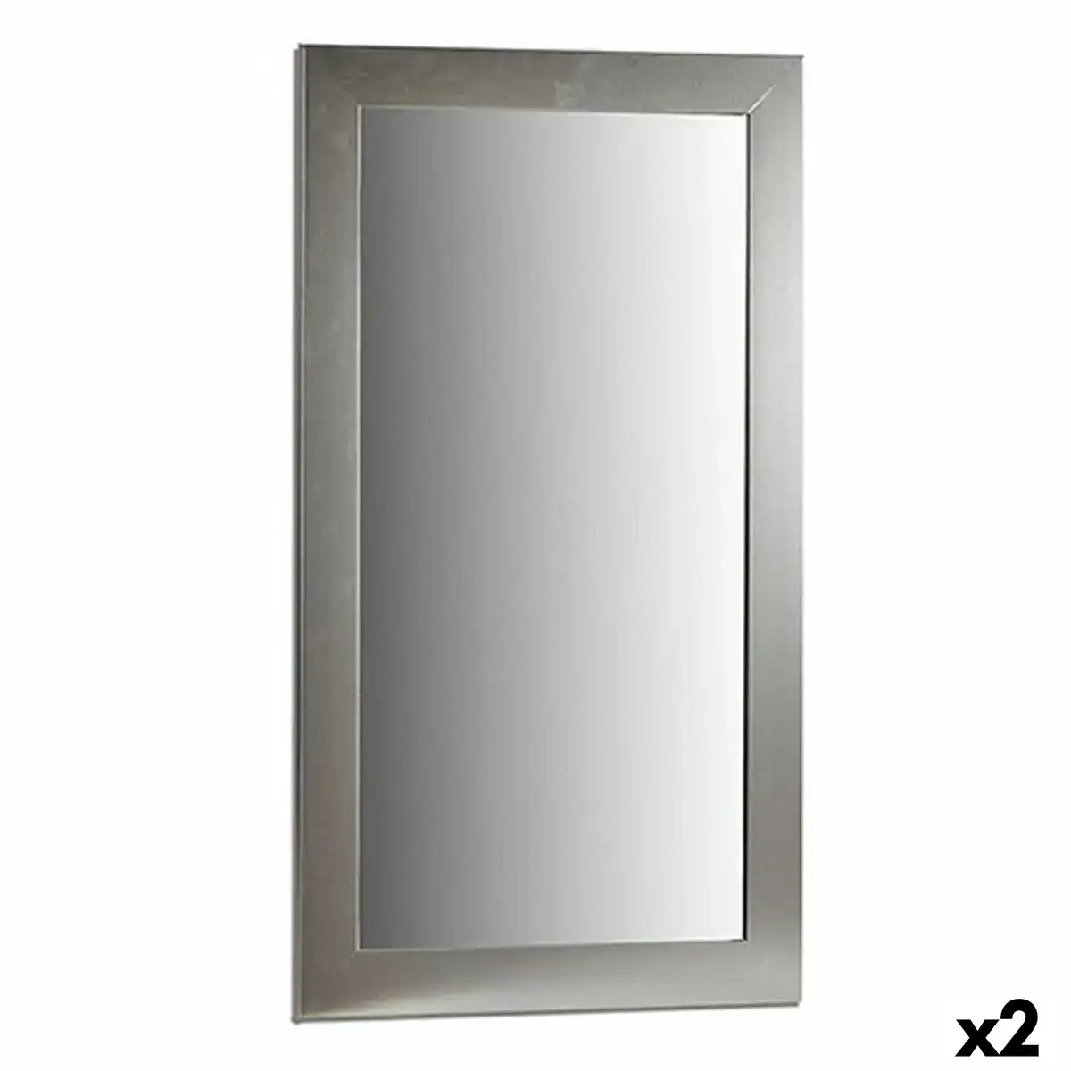 Miroir mural argente bois verre 64 5 x 1 5 x 84 5 cm 2 unites _3221. DIAYTAR COTE D'IVOIRE - Là où la Qualité est Non Négociable. Parcourez notre boutique en ligne pour découvrir des produits qui incarnent le raffinement et l'excellence du Côte d'Ivoire.