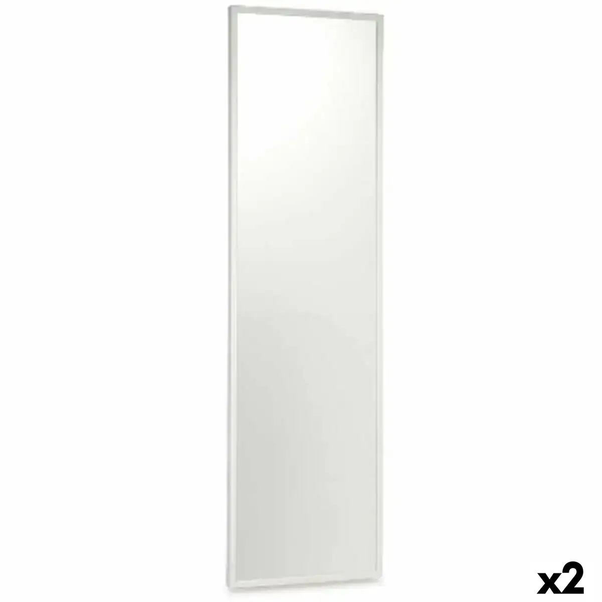 Miroir mural blanc bois mdf 40 x 142 5 x 3 cm 2 unites _2214. DIAYTAR COTE D'IVOIRE - L'Art de Vivre le Shopping Inspiré. Parcourez notre catalogue et choisissez des produits qui reflètent votre passion pour la beauté et l'authenticité.