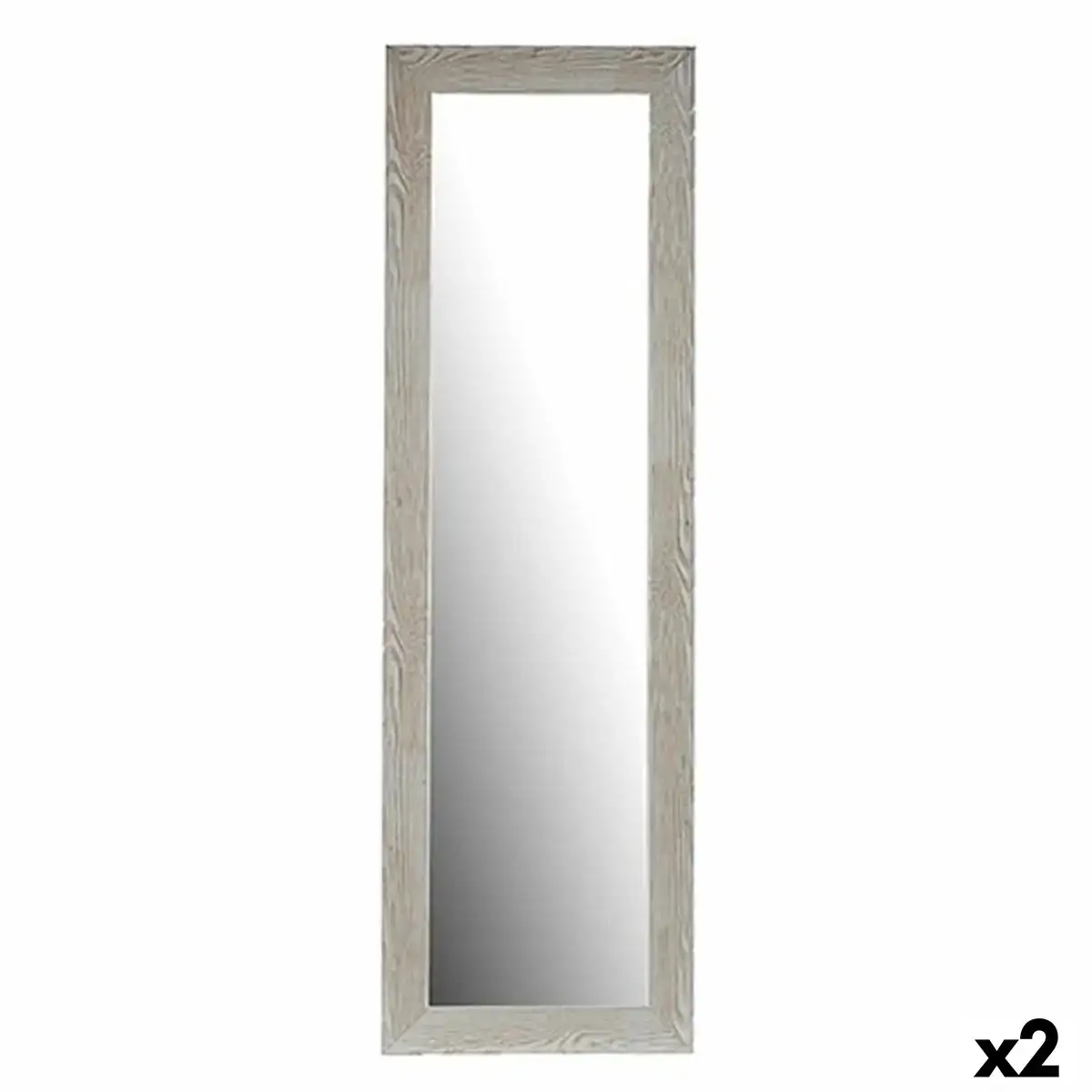 Miroir mural blanc bois verre 45 5 x 135 5 x 2 cm 2 unites _1794. Entrez dans DIAYTAR COTE D'IVOIRE - Où Chaque Détail Compte. Explorez notre boutique en ligne pour trouver des produits de haute qualité, soigneusement choisis pour répondre à vos besoins et vos désirs.