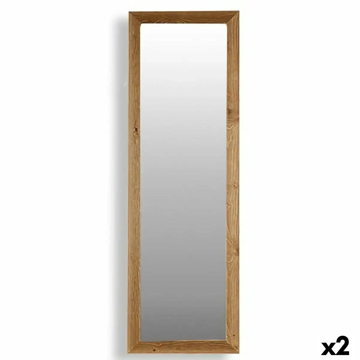Miroir mural canada marron bois verre 48 x 150 x 2 cm 2 unites _1459. DIAYTAR COTE D'IVOIRE - Votre Destination Shopping Éthique. Parcourez notre gamme et choisissez des articles qui respectent l'environnement et les communautés locales.