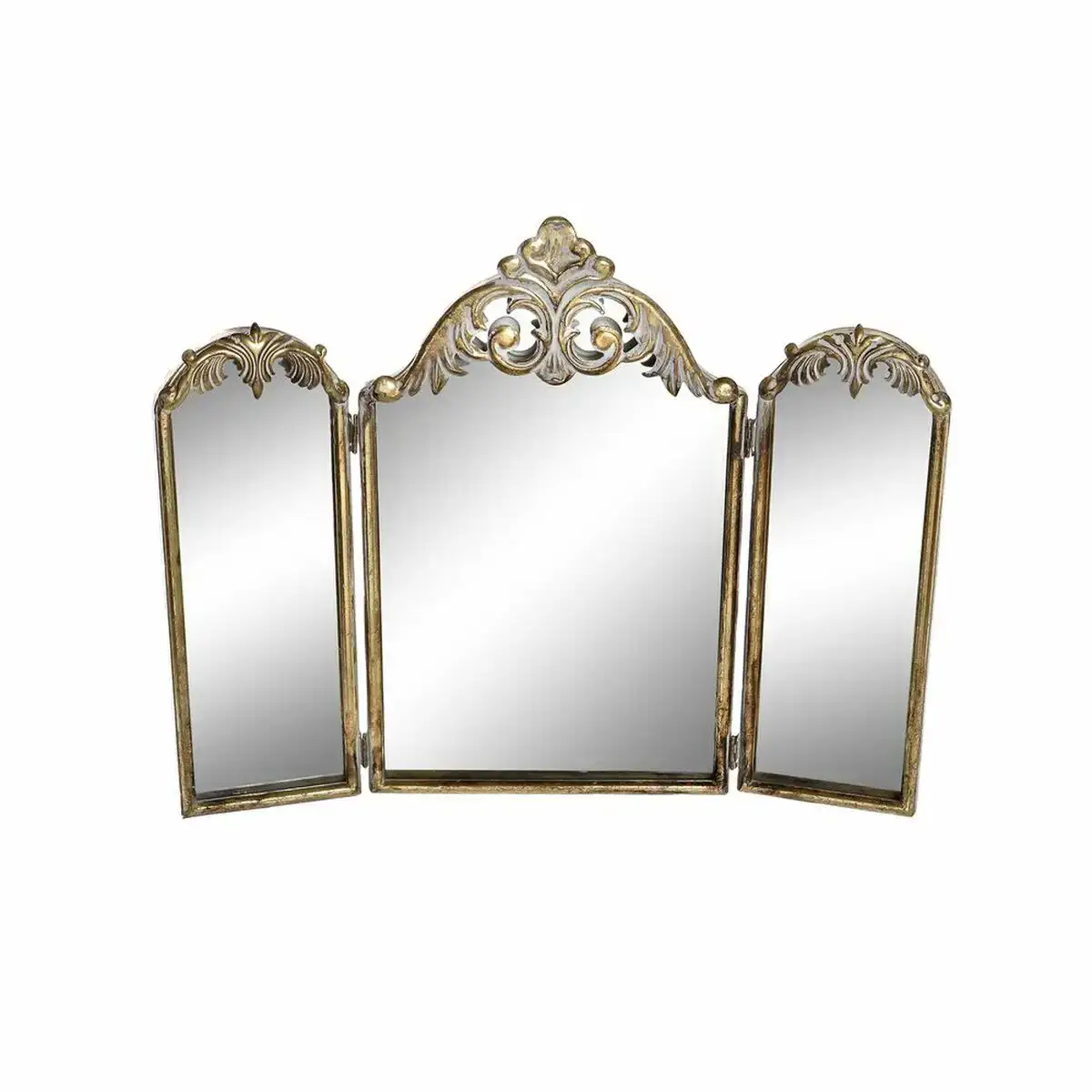 Miroir mural dkd home decor 43 x 2 x 35 cm dore metal romantique_5781. DIAYTAR COTE D'IVOIRE - Votre Portail Vers l'Exclusivité. Explorez notre boutique en ligne pour trouver des produits uniques et exclusifs, conçus pour les amateurs de qualité.