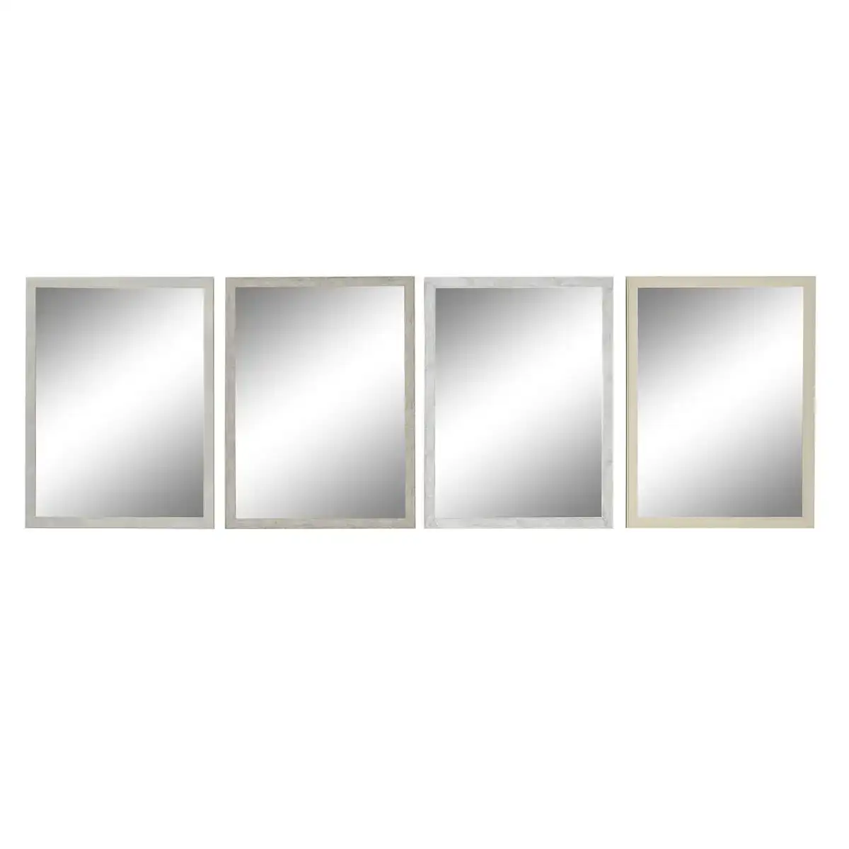 Miroir mural dkd home decor 56 x 2 x 76 cm verre gris beige blanc polystyrene 4 unites _4615. DIAYTAR COTE D'IVOIRE - Là où Chaque Achat a du Sens. Explorez notre gamme et choisissez des produits qui racontent une histoire, du traditionnel au contemporain.