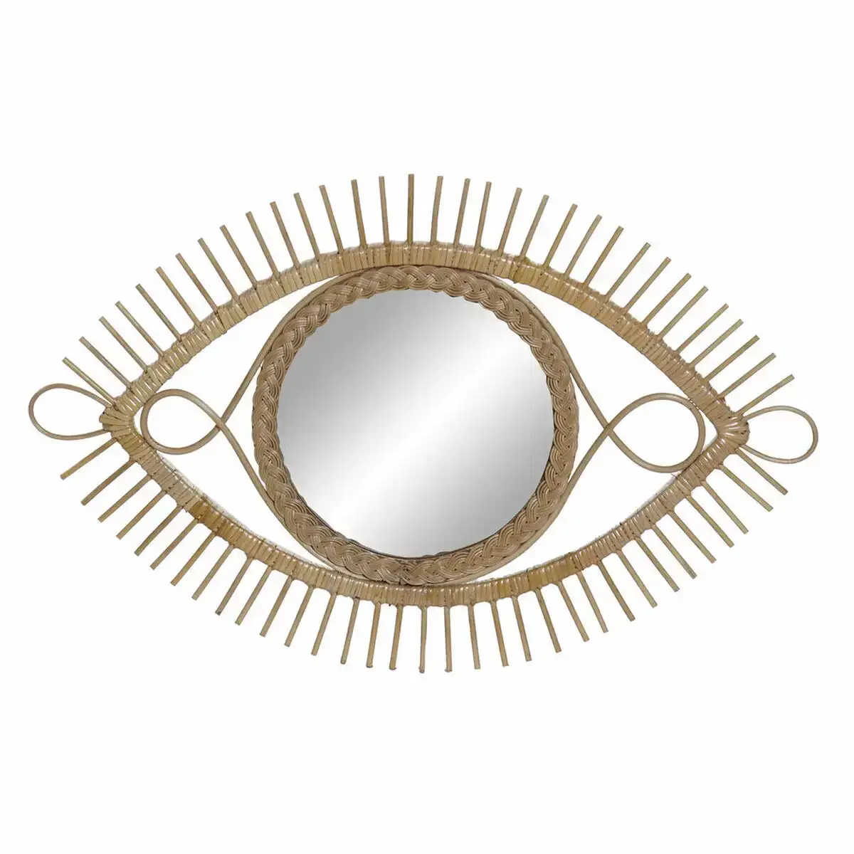 Miroir mural dkd home decor 71 x 2 x 45 cm naturel marron rotin tropical_9087. DIAYTAR COTE D'IVOIRE - L'Art de Vivre en Couleurs. Découvrez notre boutique en ligne et trouvez des produits qui ajoutent une palette vibrante à votre quotidien.
