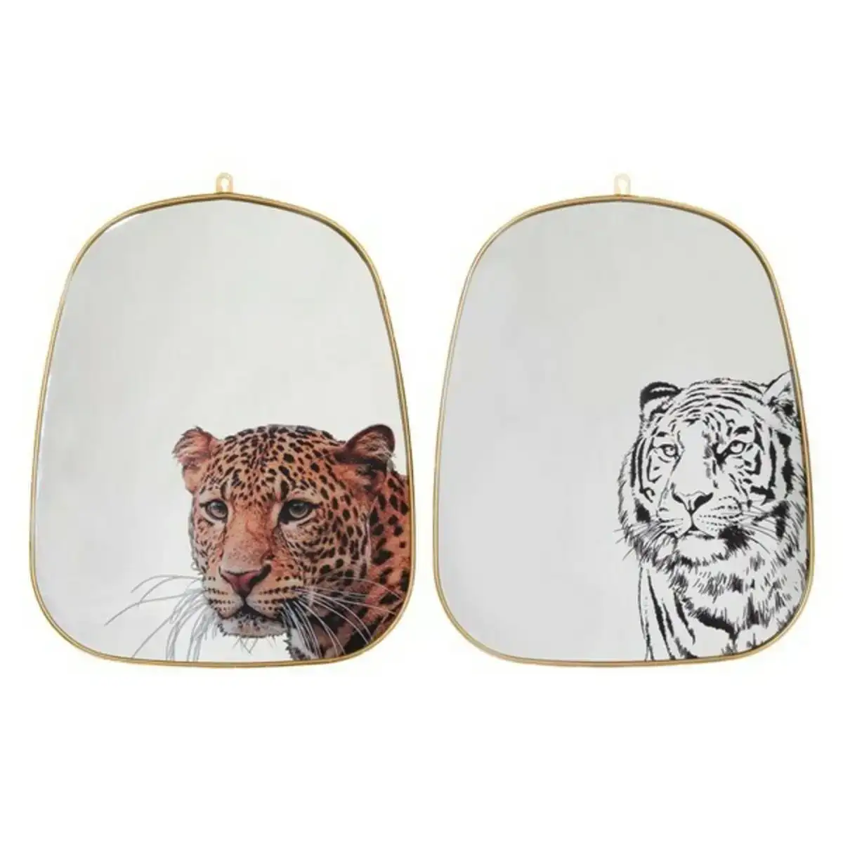 Miroir mural dkd home decor 8424001641048 dore bois metal colonial jungle 37 x 1 x 45 cm 2 unites _6536. DIAYTAR COTE D'IVOIRE - Là où Chaque Produit est une Trouvaille Unique. Découvrez notre boutique en ligne et trouvez des articles qui vous distinguent par leur originalité.